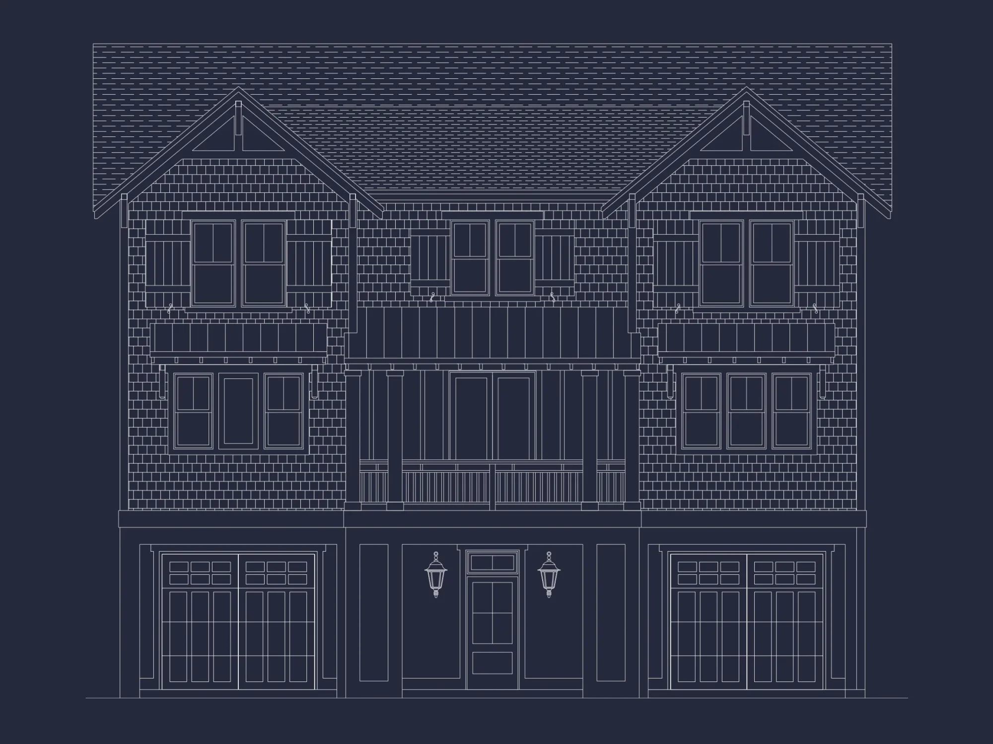 Luxury Coastal house Plan with 3 Floors, CAD Designs & More