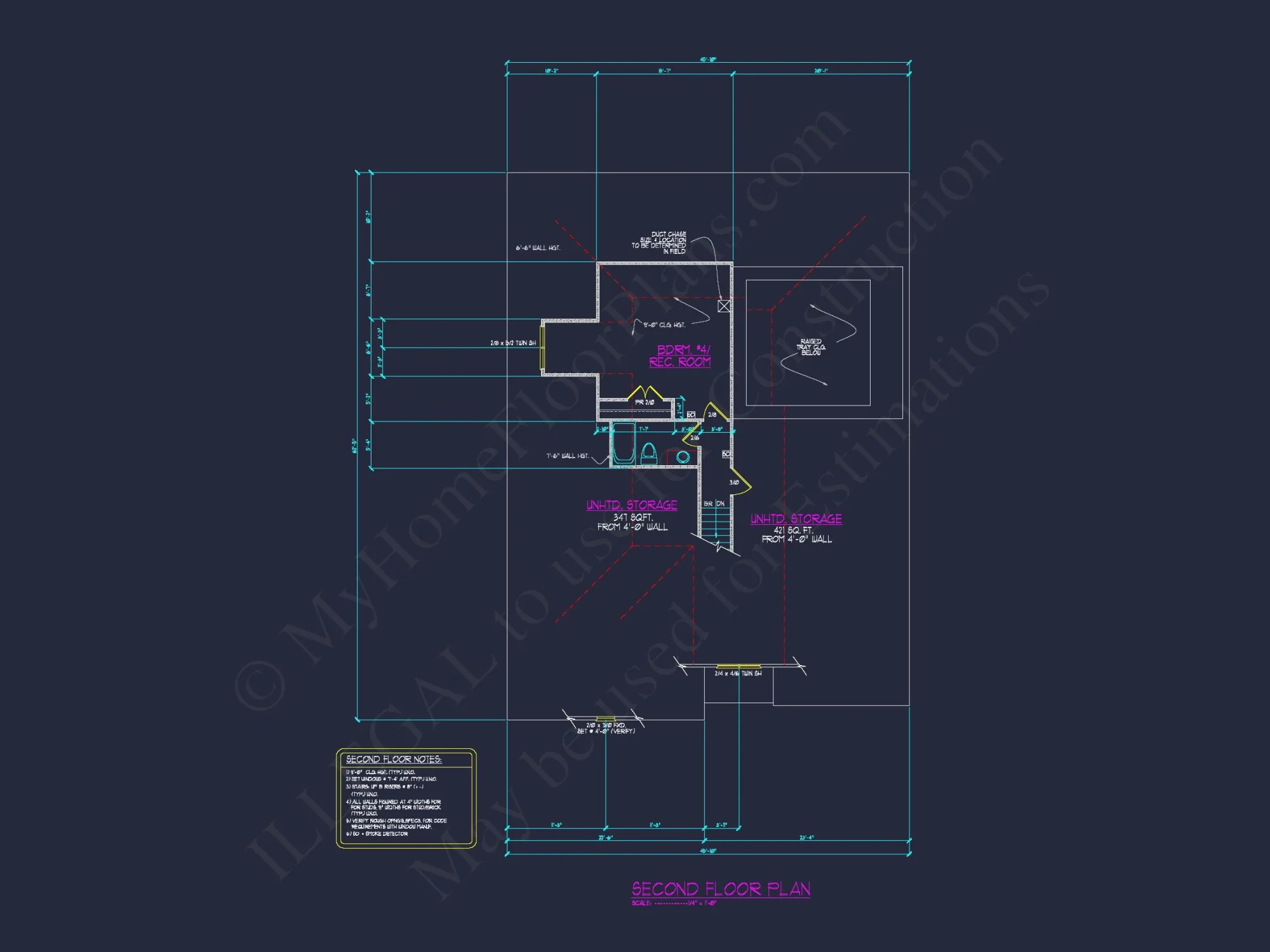 "1.5 Story French Provincial house CAD Blueprint Designs"