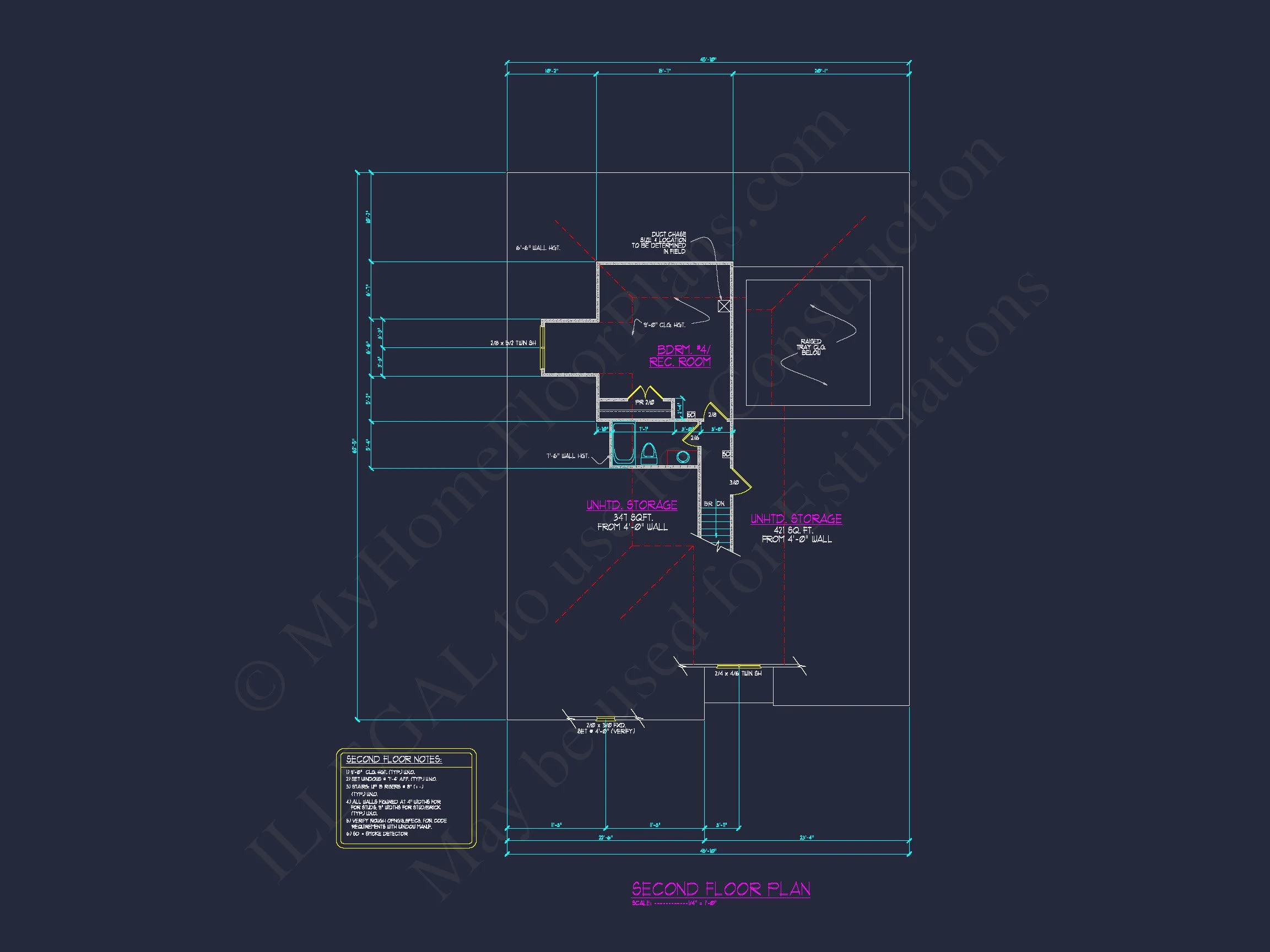 12-1046 HOUSE PLAN - French Provincial House Plan - 1.5 Story CAD Blueprint Designs 61 "1.5 Story French Provincial house CAD Blueprint Designs"