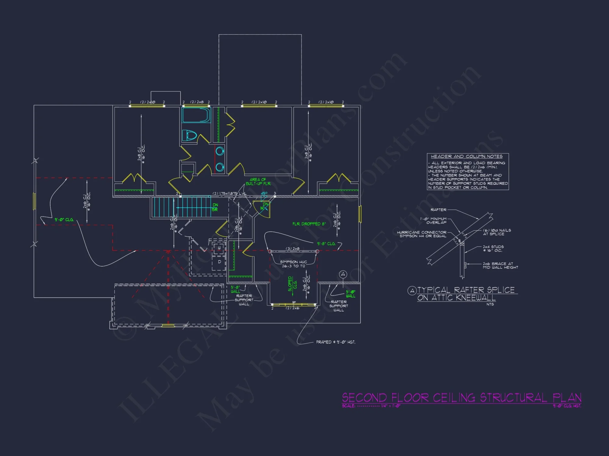 Custom house Plans with Floor Plan Designs and CAD Details