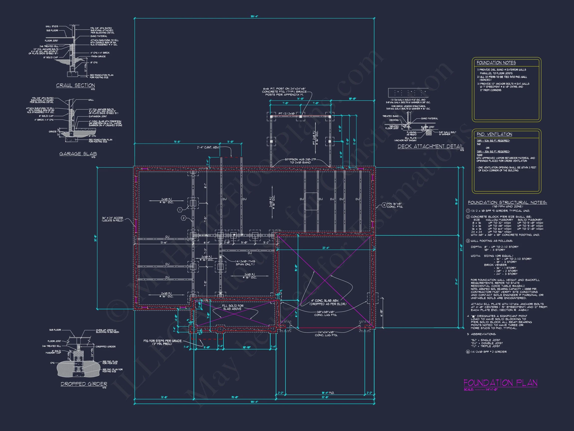 12-1045 HOUSE PLAN - Custom House Plans with Floor Plan Designs and CAD Details 34 Custom house Plans with Floor Plan Designs and CAD Details