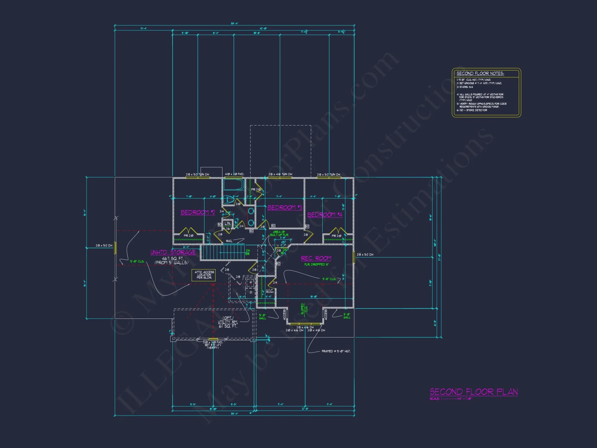 Custom house Plans with Floor Plan Designs and CAD Details