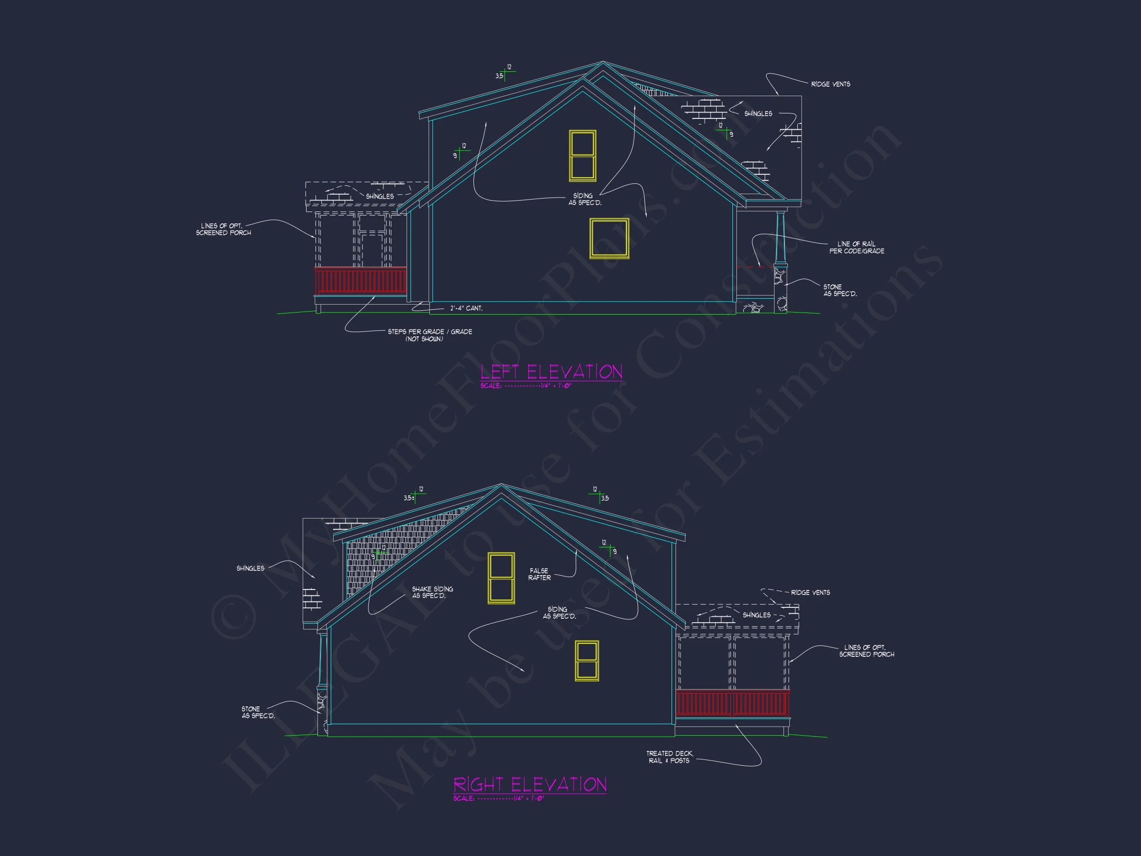 12-1045 HOUSE PLAN - Custom House Plans with Floor Plan Designs and CAD Details 29 Custom house Plans with Floor Plan Designs and CAD Details