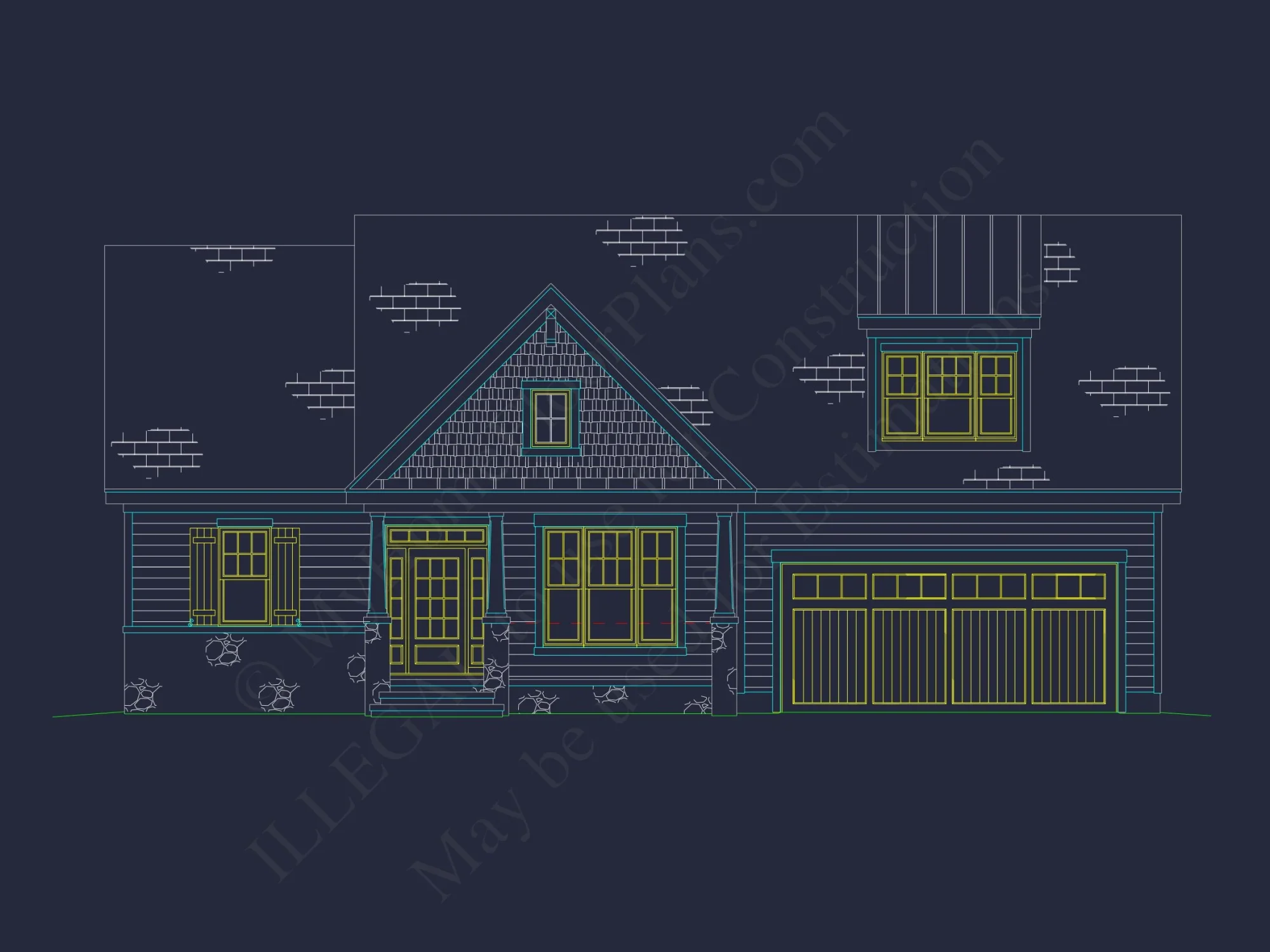 Custom house Plans with Floor Plan Designs and CAD Details