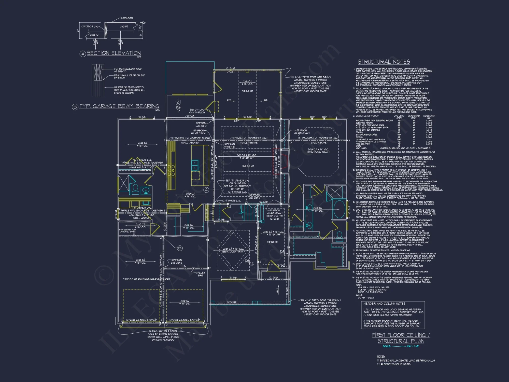 Modern Craftsman house Plan: Designer CAD Floor Plans & Blueprint
