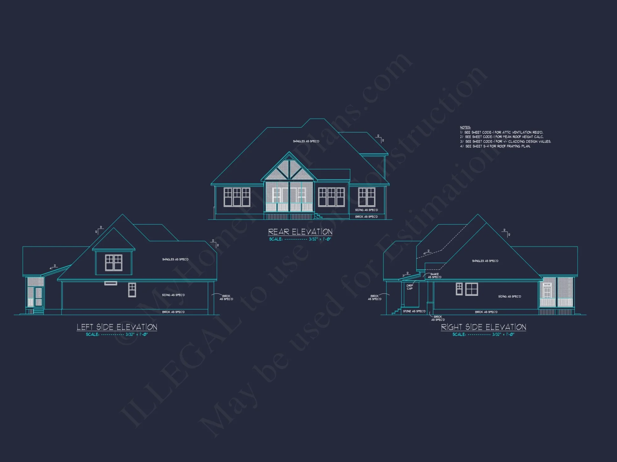 Modern Craftsman house Plan: Designer CAD Floor Plans & Blueprint