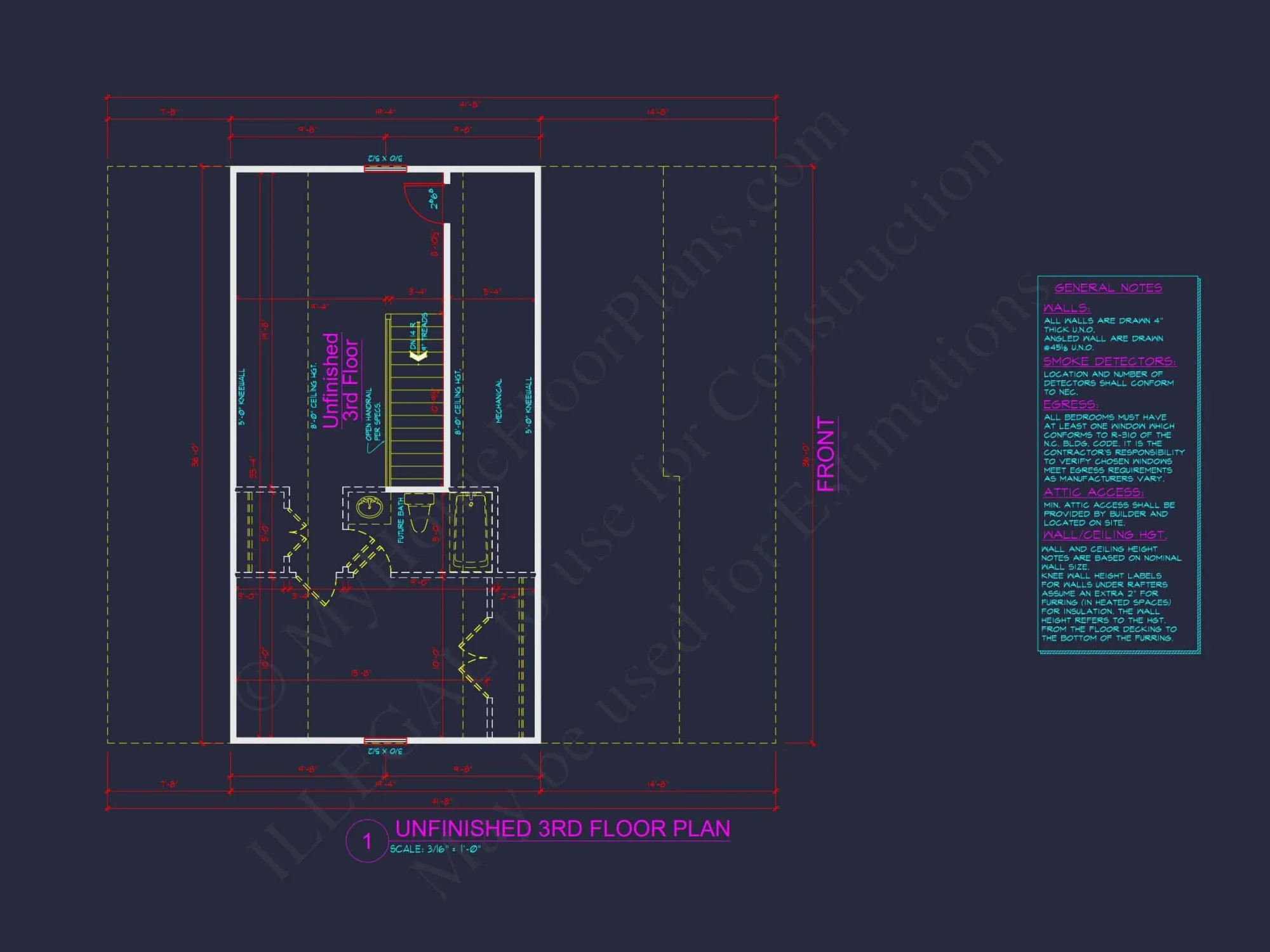 2-Story Blueprint Design