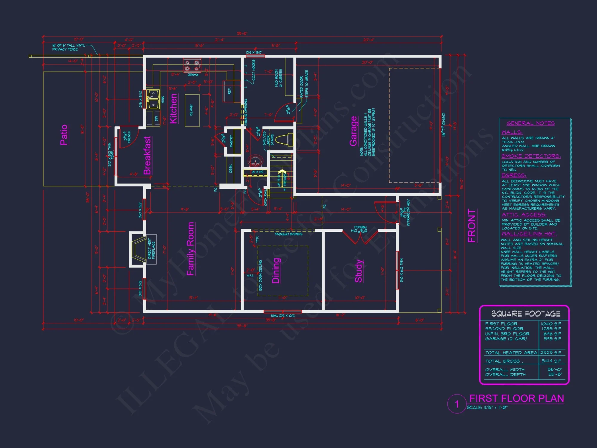 2-Story Blueprint Design