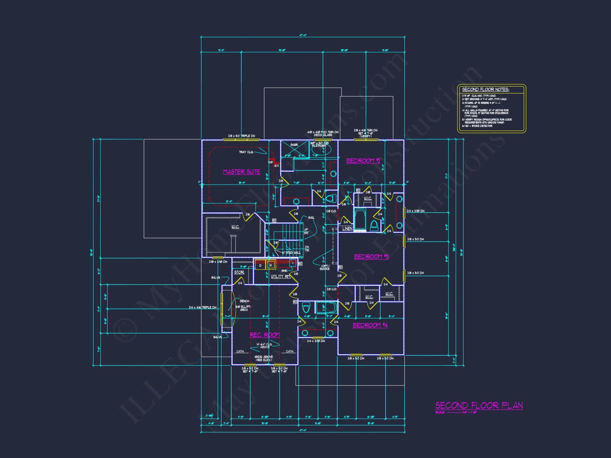 Elegant house Plan: Spacious Floor Plan with Architectural CAD Designs