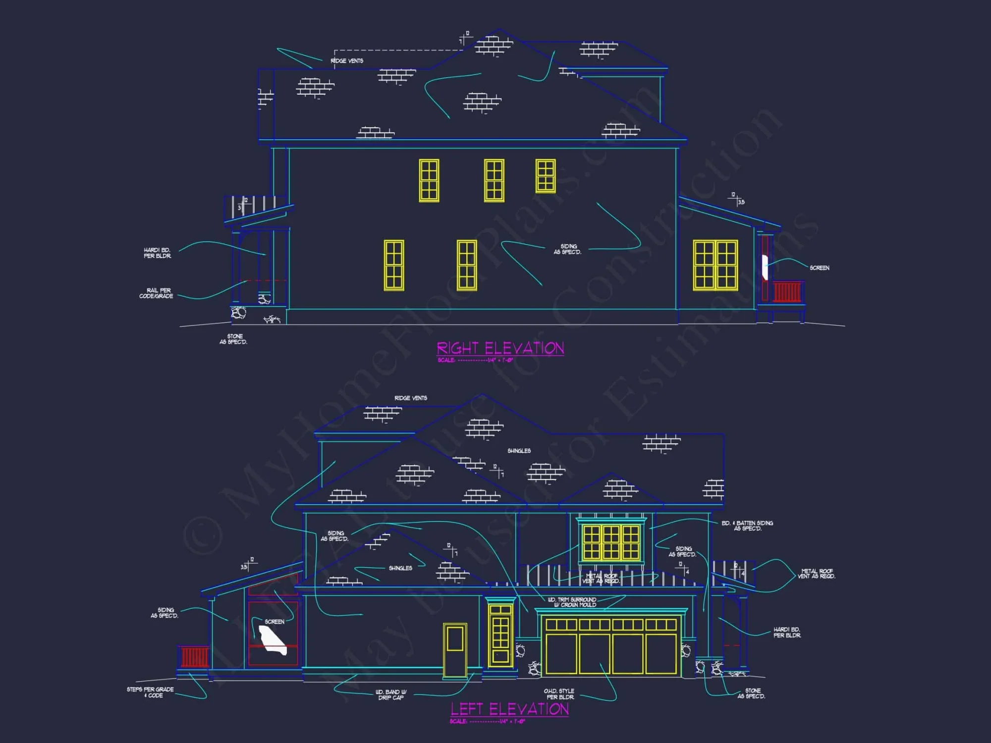 Elegant house Plan: Spacious Floor Plan with Architectural CAD Designs