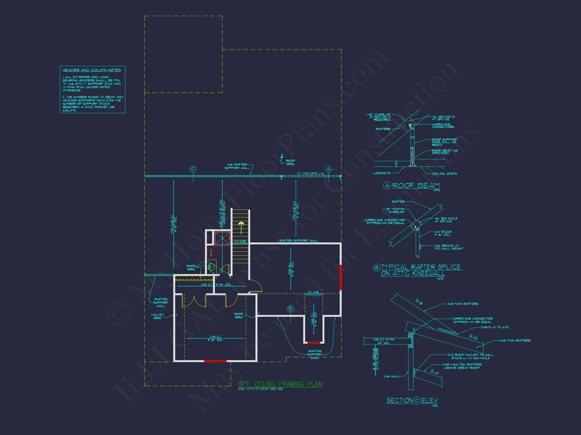 Modern house Plan with Floor Plan, CAD Blueprint & Designs