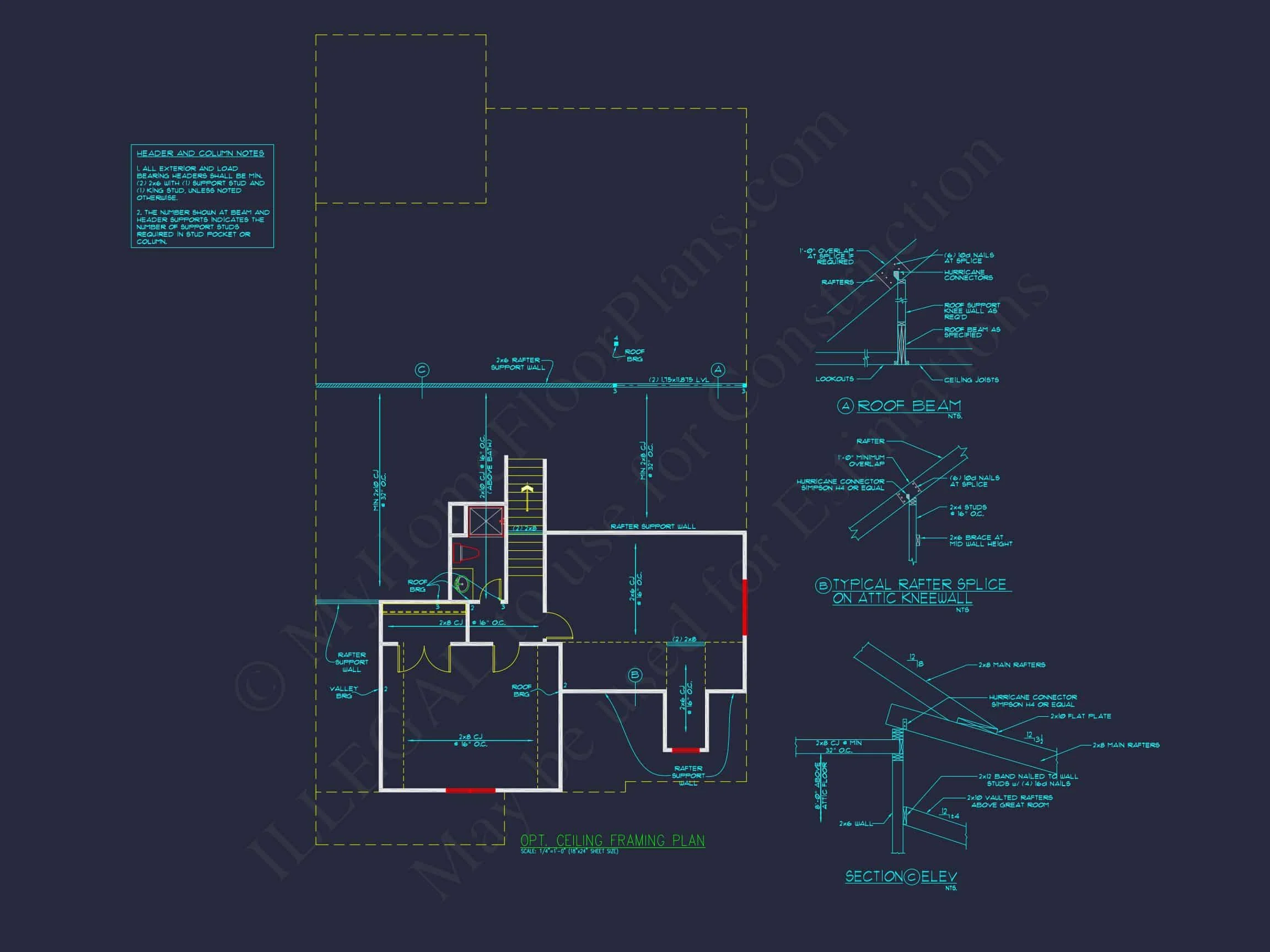 Modern house Plan with Floor Plan, CAD Blueprint & Designs