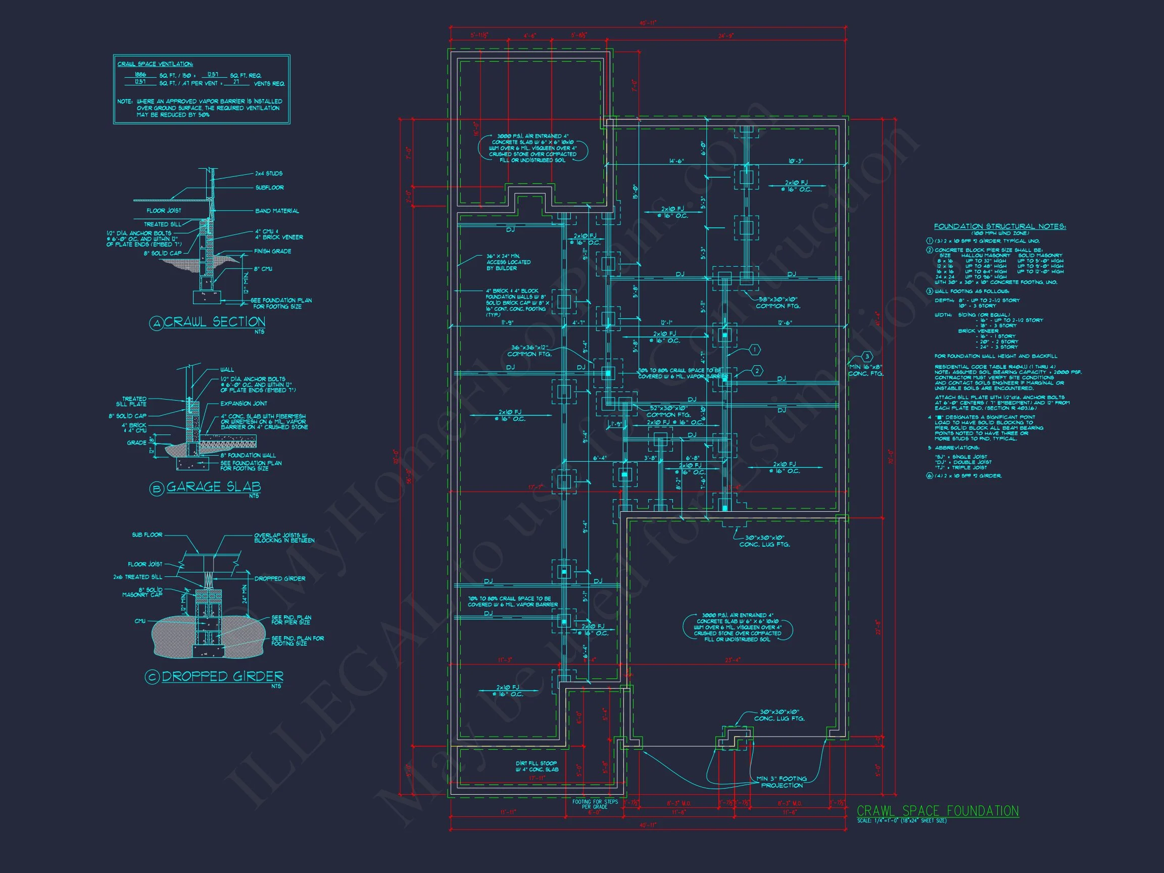 Modern house Plan with Floor Plan, CAD Blueprint & Designs