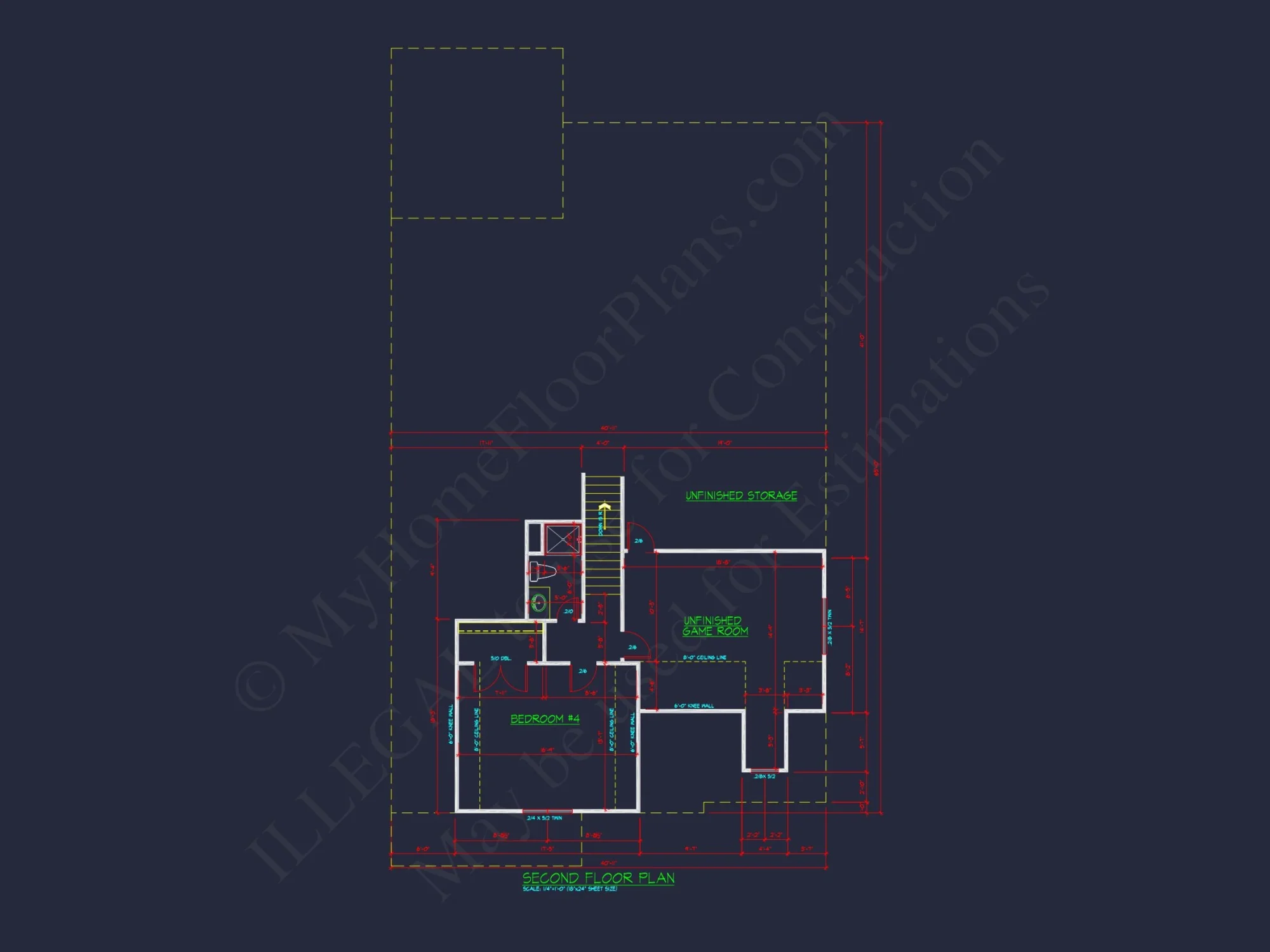 Modern house Plan with Floor Plan, CAD Blueprint & Designs