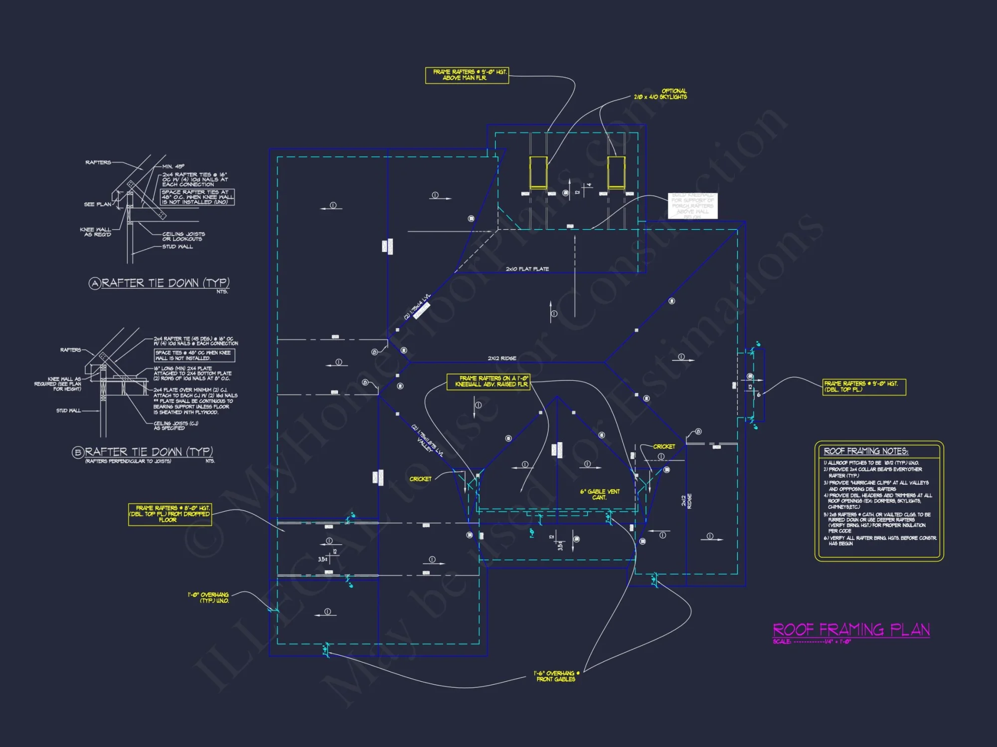 Stunning house Floor Plan: 4-Bedroom CAD Architectural Designs