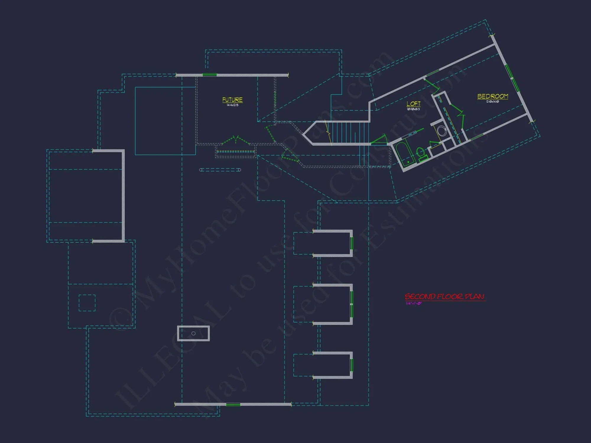 Beautiful house Plan Blueprint with CAD Designs and Floor Plan