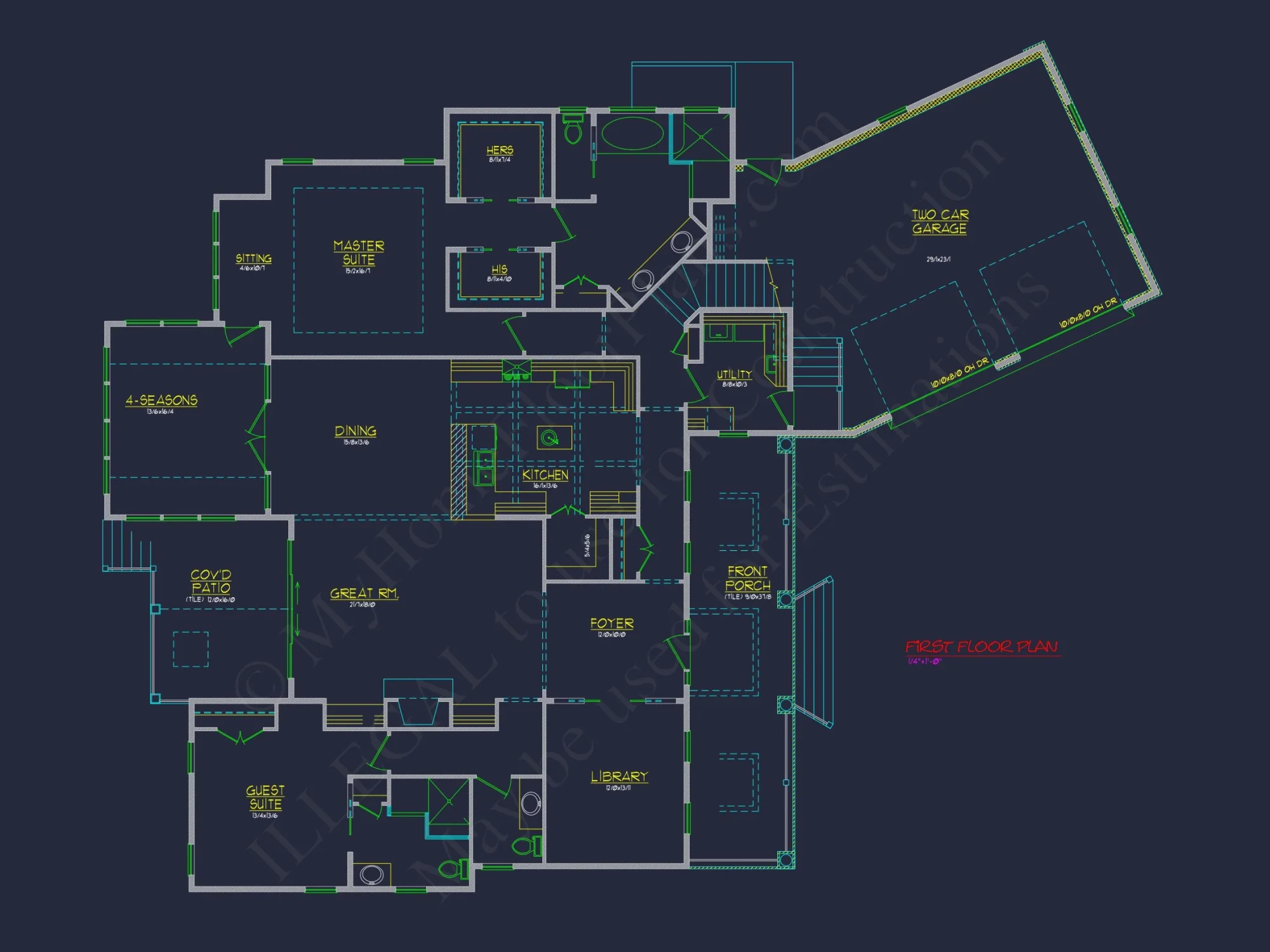Beautiful house Plan Blueprint with CAD Designs and Floor Plan