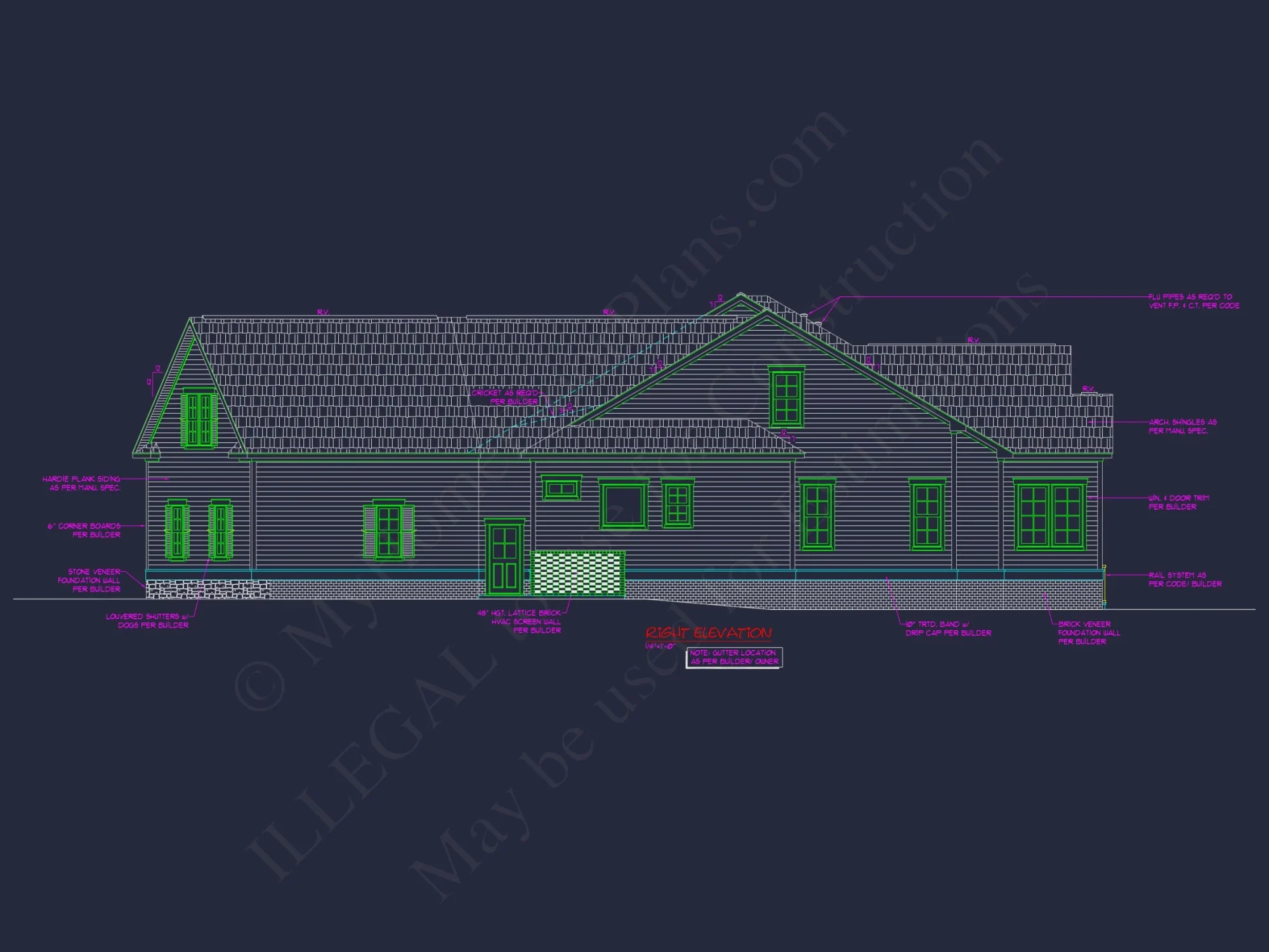 Beautiful house Plan Blueprint with CAD Designs and Floor Plan