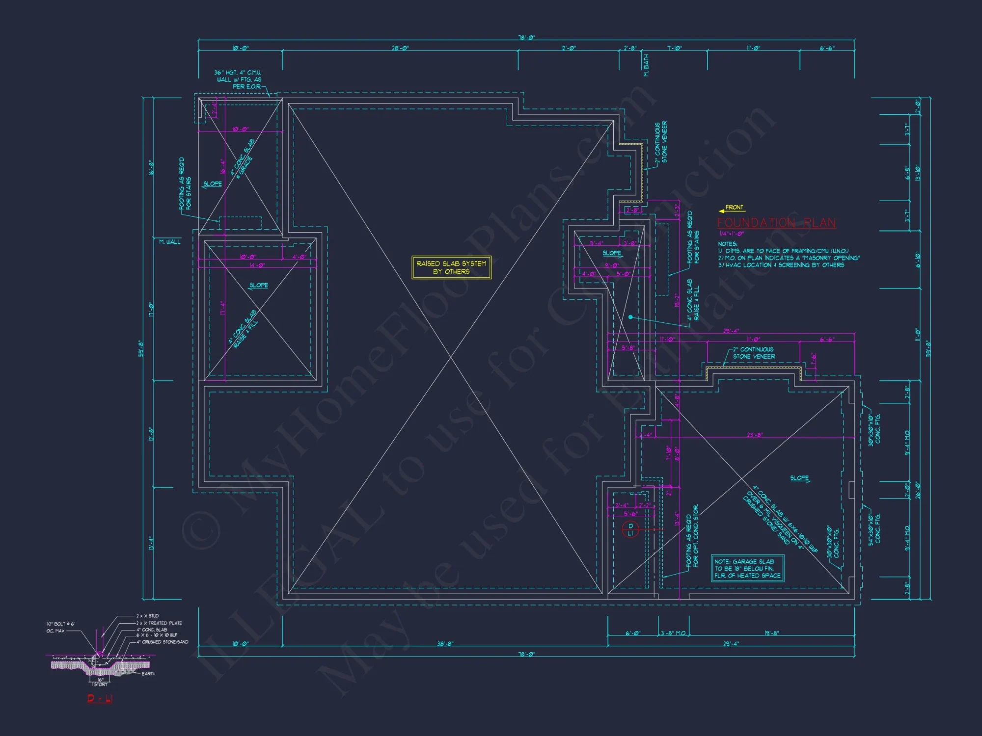 Classic Craftsman house Design with Blueprint CAD Floor Plans