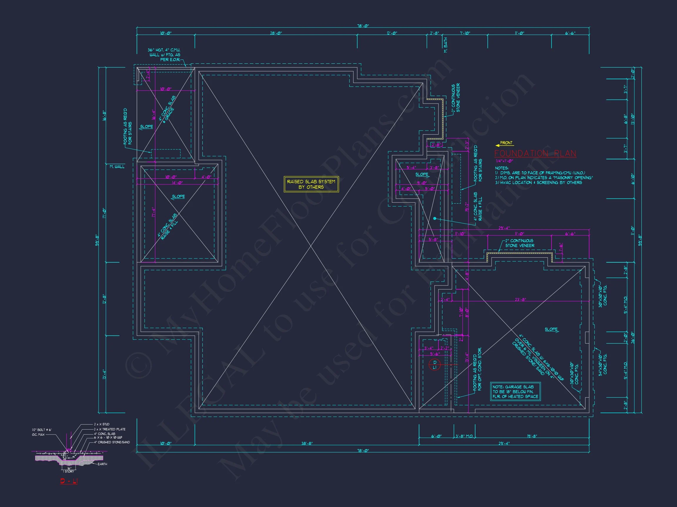 Classic Craftsman house Design with Blueprint CAD Floor Plans
