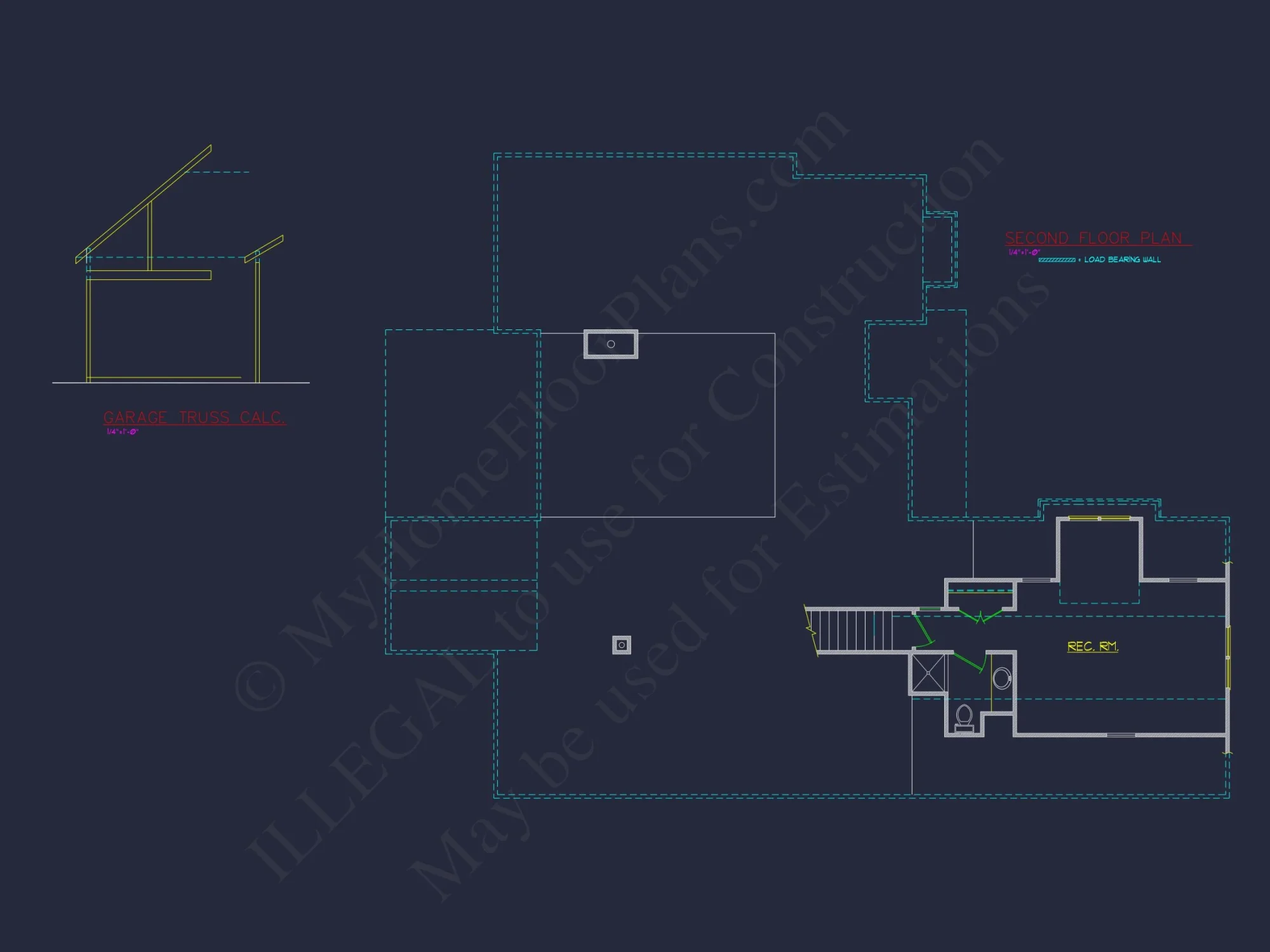 Classic Craftsman house Design with Blueprint CAD Floor Plans