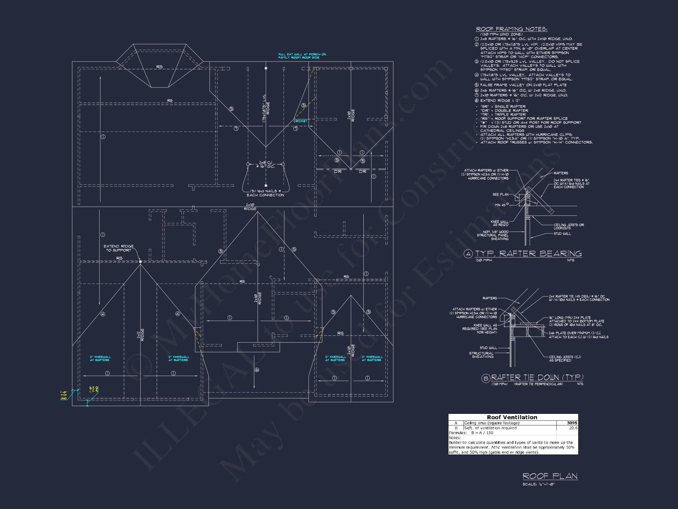 11-1981 HOUSE PLAN - Sophisticated 4-Bedroom House Design with Spacious Blueprint 16 Sophisticated 4-Bedroom house Design with Spacious Blueprint