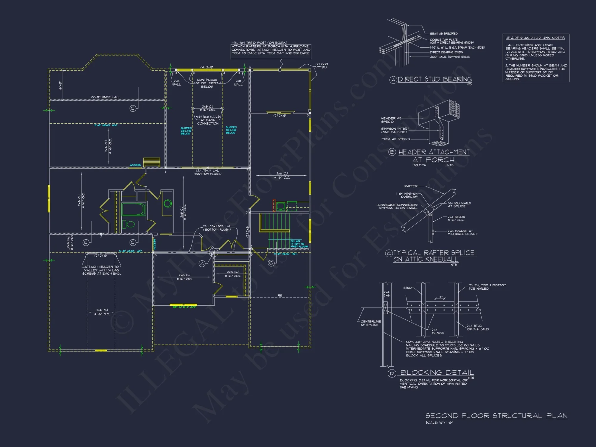 Sophisticated 4-Bedroom house Design with Spacious Blueprint