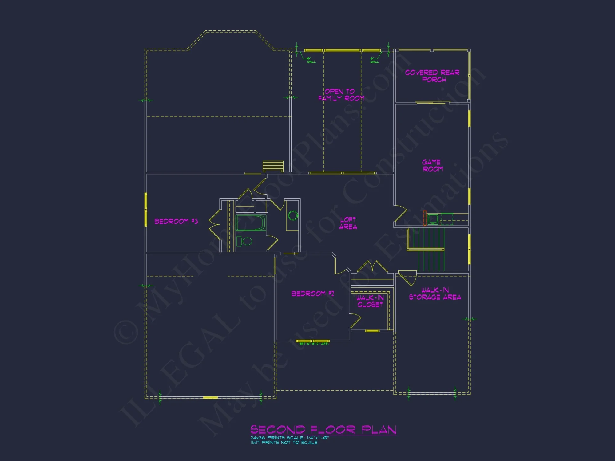 Sophisticated 4-Bedroom house Design with Spacious Blueprint