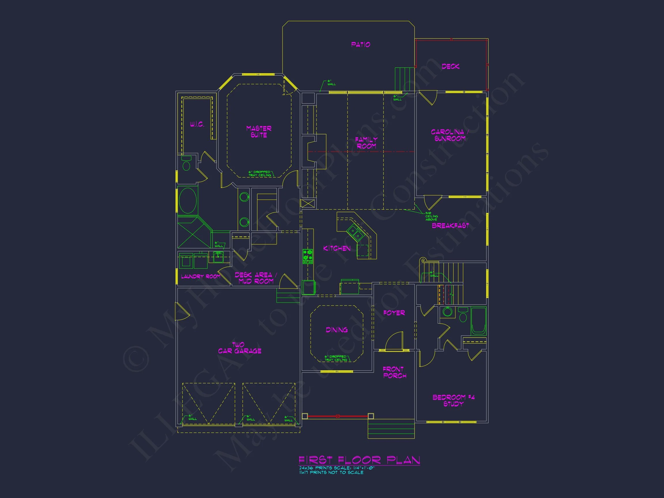 11-1981 HOUSE PLAN - Sophisticated 4-Bedroom House Design with Spacious Blueprint 8 Sophisticated 4-Bedroom house Design with Spacious Blueprint