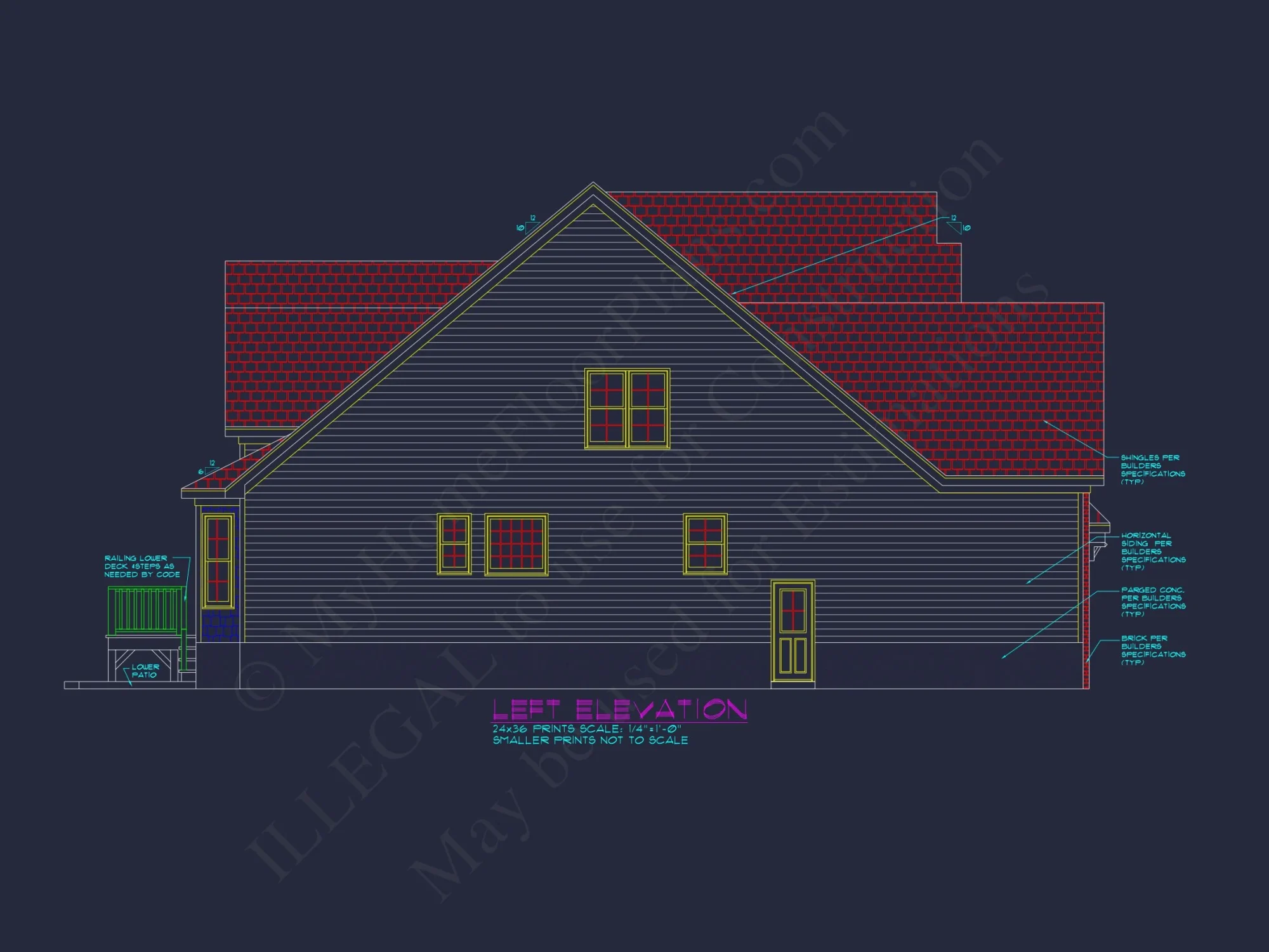 Sophisticated 4-Bedroom house Design with Spacious Blueprint