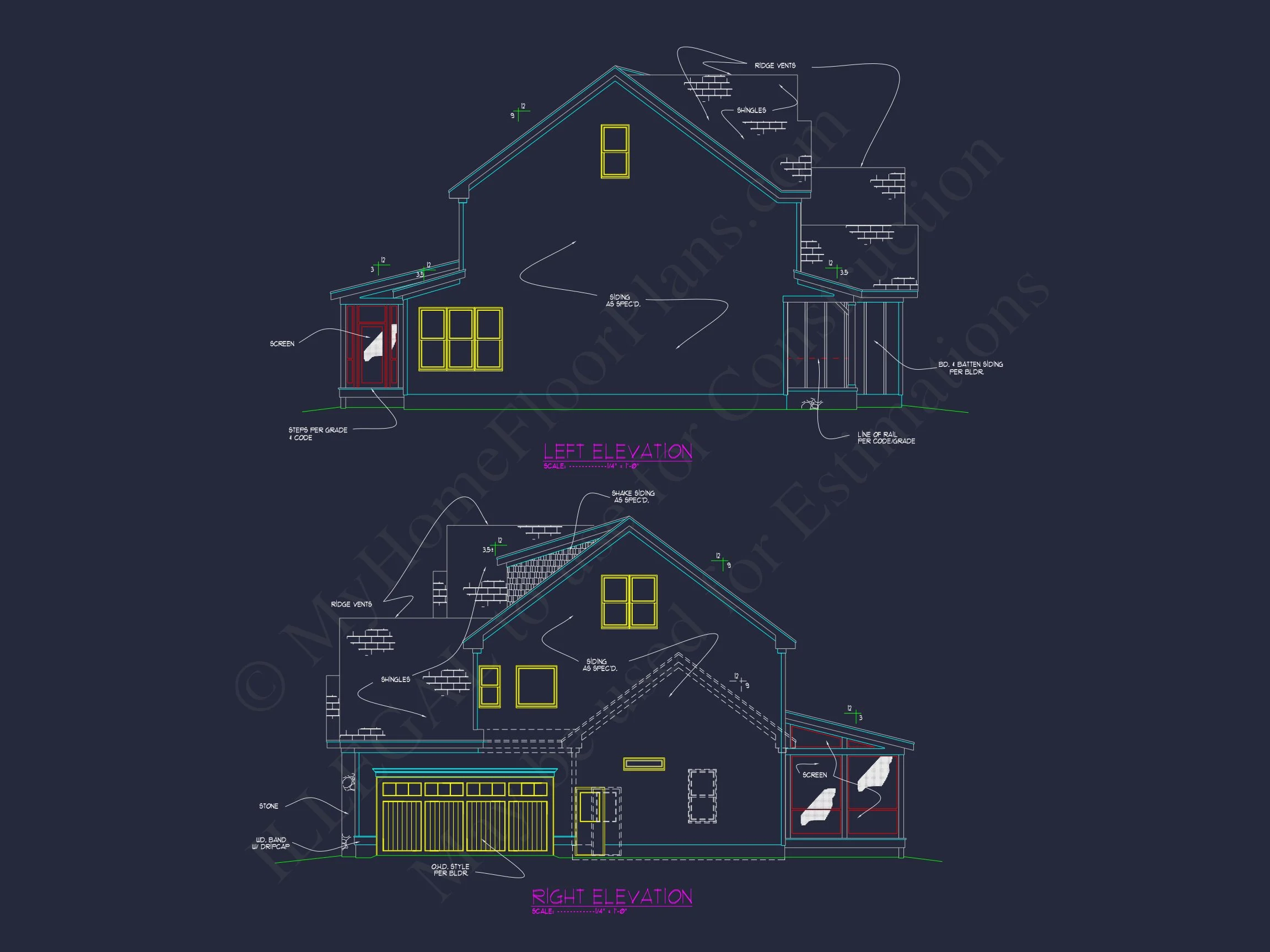 11-1972 HOUSE PLAN - Craftsman House Plan with 2 Floors, Garage, and Bonus Room 3 Craftsman house Plan with 2 Floors, Garage, and Bonus Room