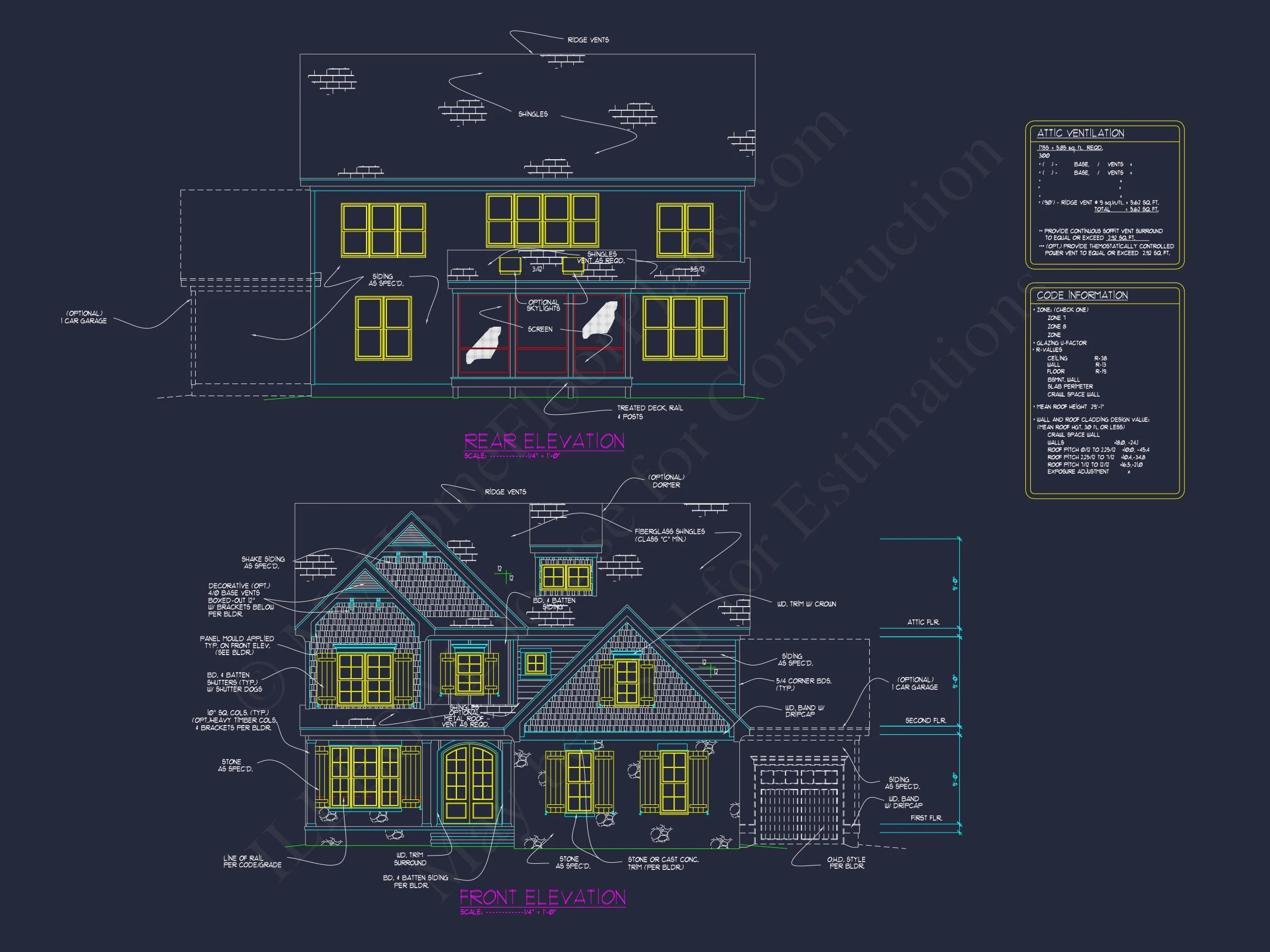 11-1972 HOUSE PLAN - Craftsman House Plan with 2 Floors, Garage, and Bonus Room 2 Craftsman house Plan with 2 Floors, Garage, and Bonus Room