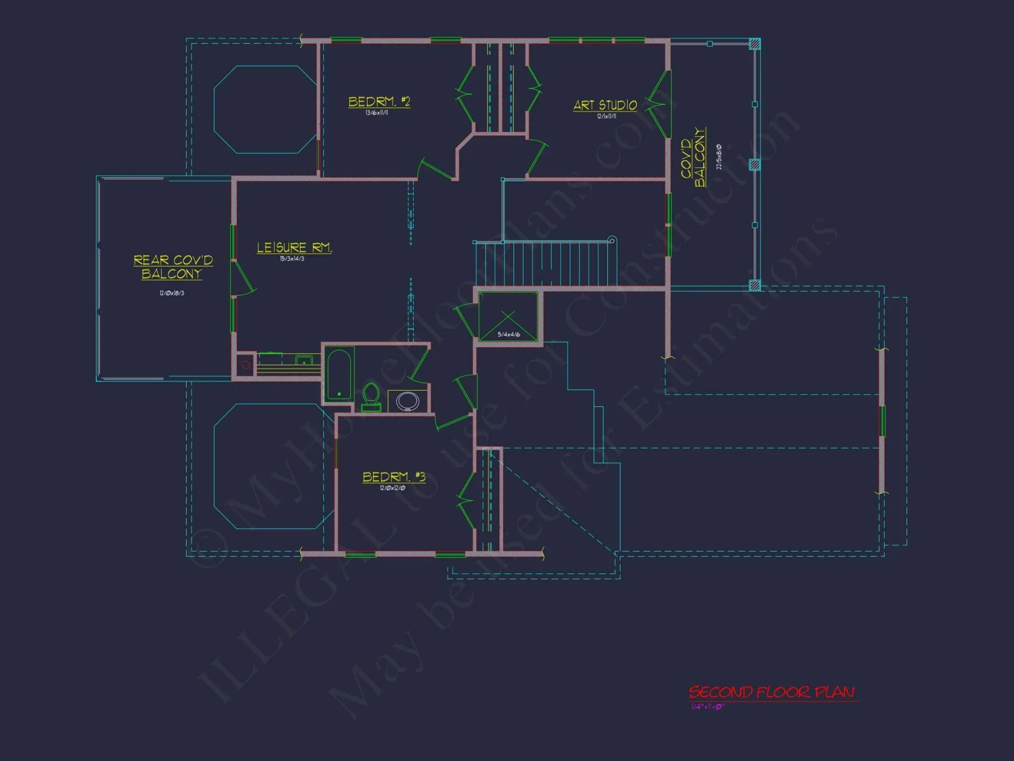 Modern Coastal house Plan with Detailed Architectural Designs