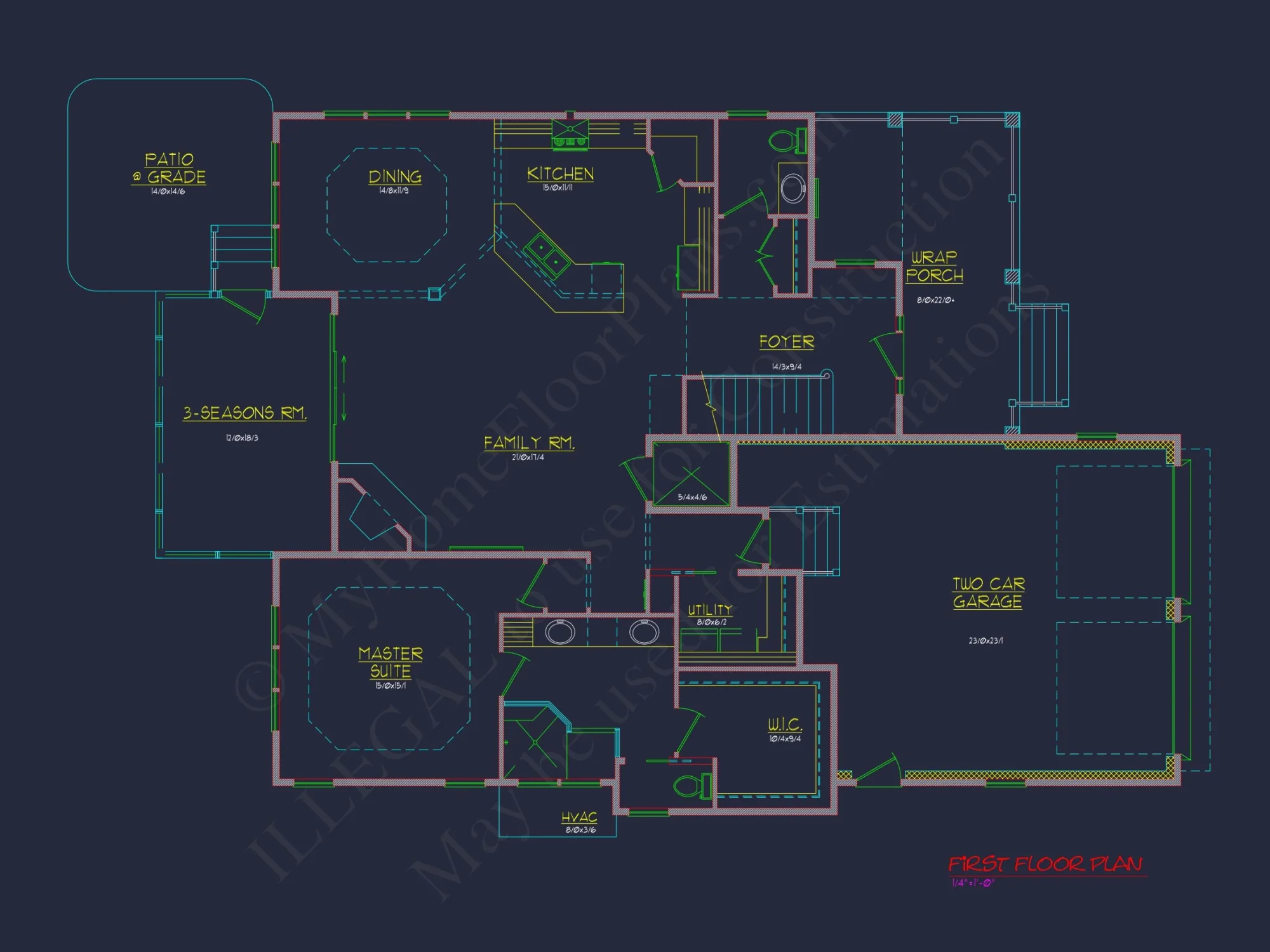 Modern Coastal house Plan with Detailed Architectural Designs