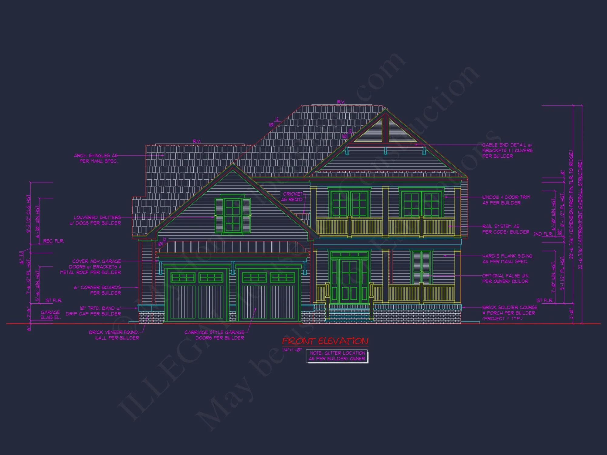 Modern Coastal house Plan with Detailed Architectural Designs