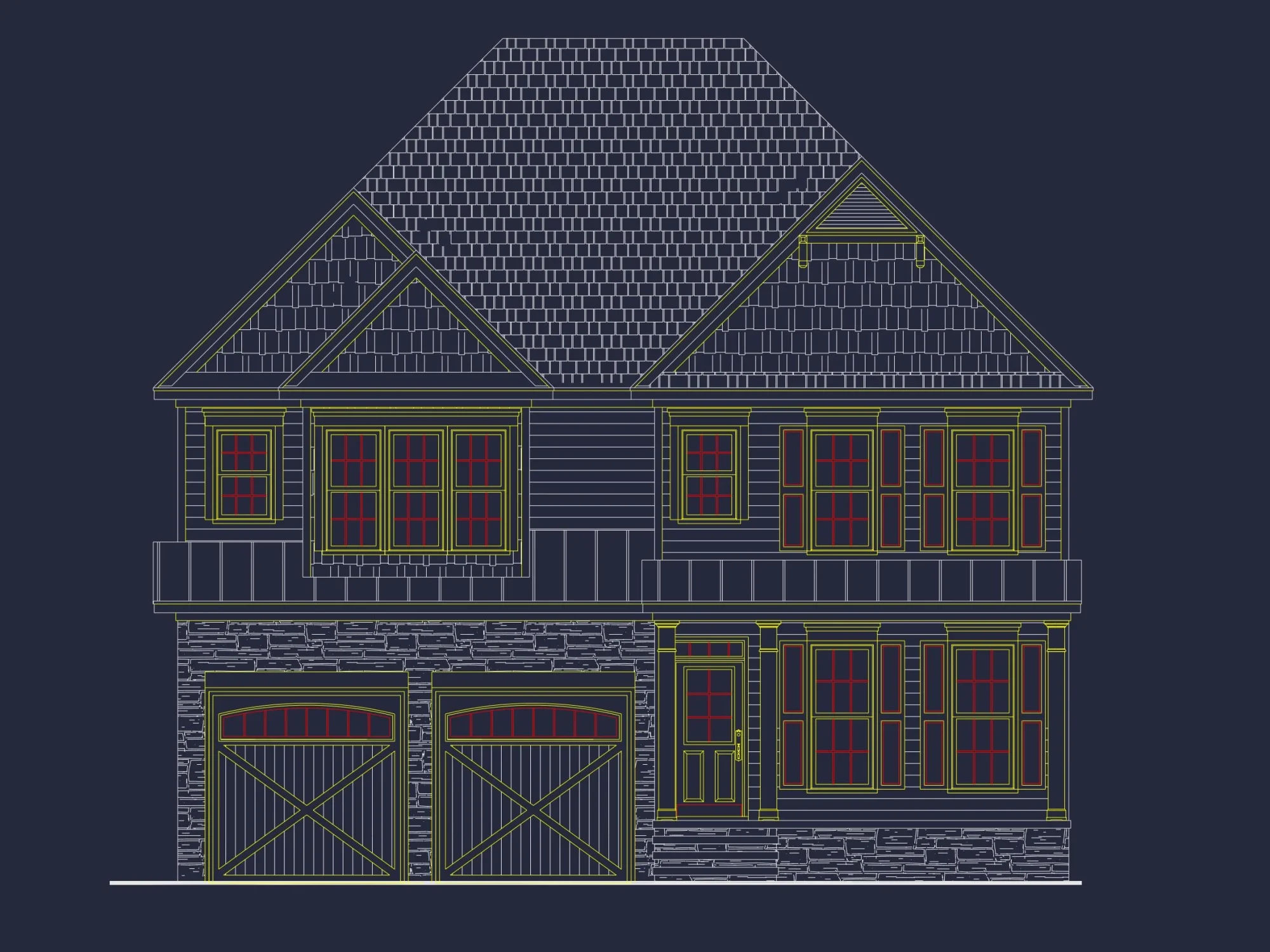 Timeless Traditional house Plan with Stunning CAD Designs