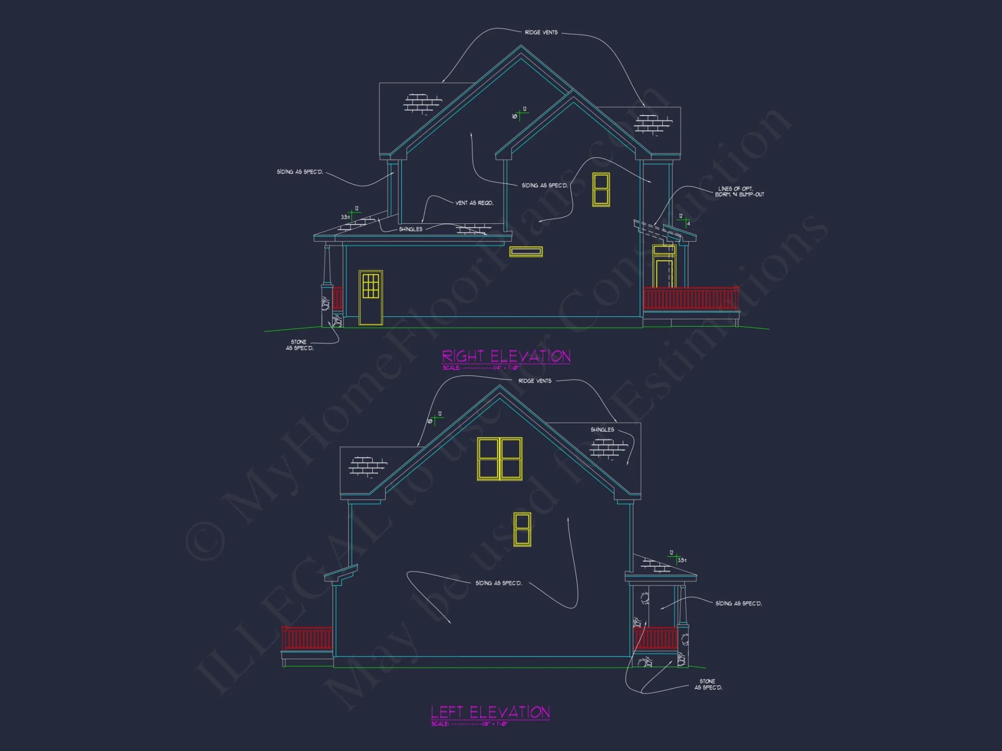 Craftsman house Plan with Detailed Floor Plans, CAD Blueprints, and Unique Architecture Designs