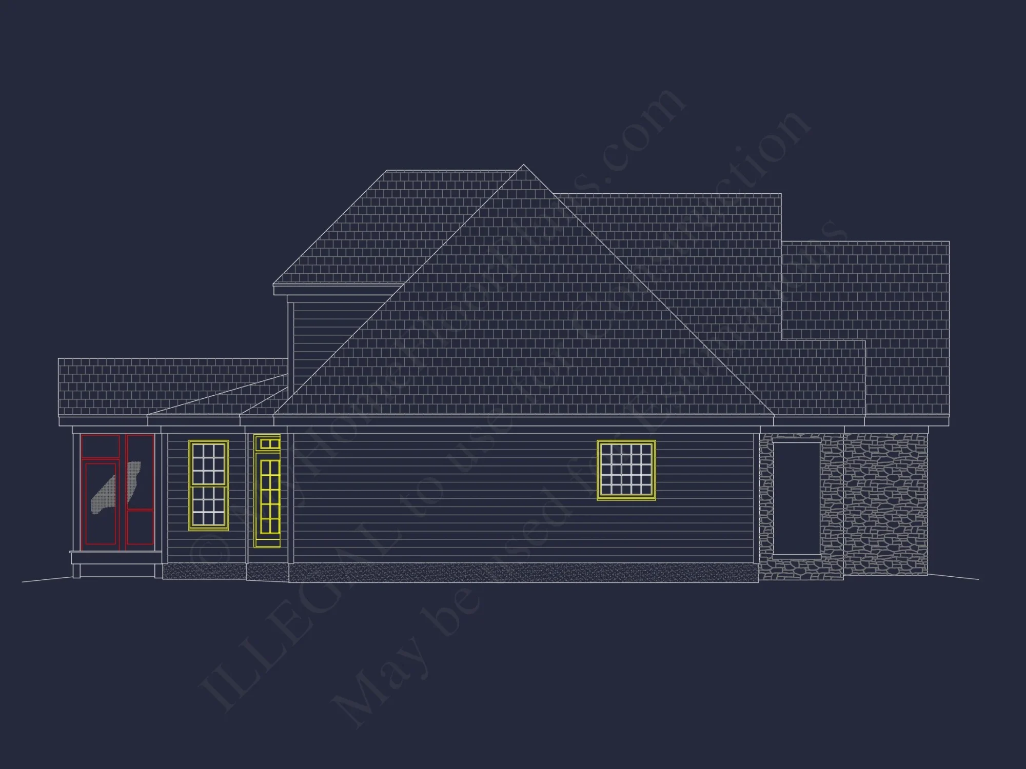 Custom house Plan: Floor Plan, CAD Blueprint & Designs