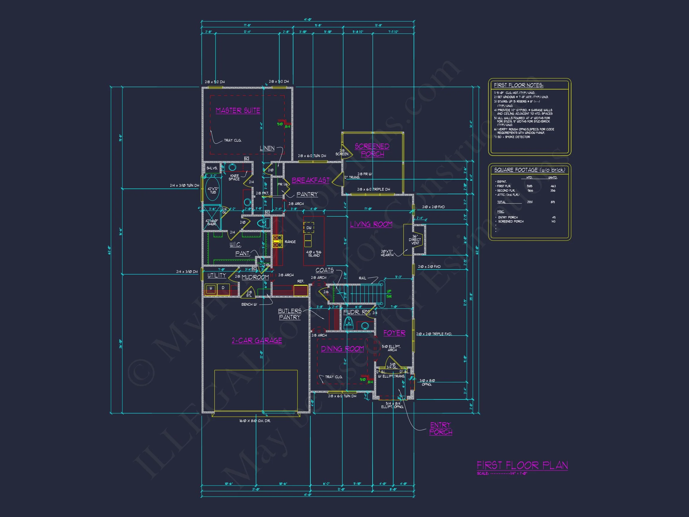 11-1904 HOUSE PLAN - Customizable House Plan with Stunning Floor Plans and CAD Designs 7 Customizable house Plan with Stunning Floor Plans and CAD Designs