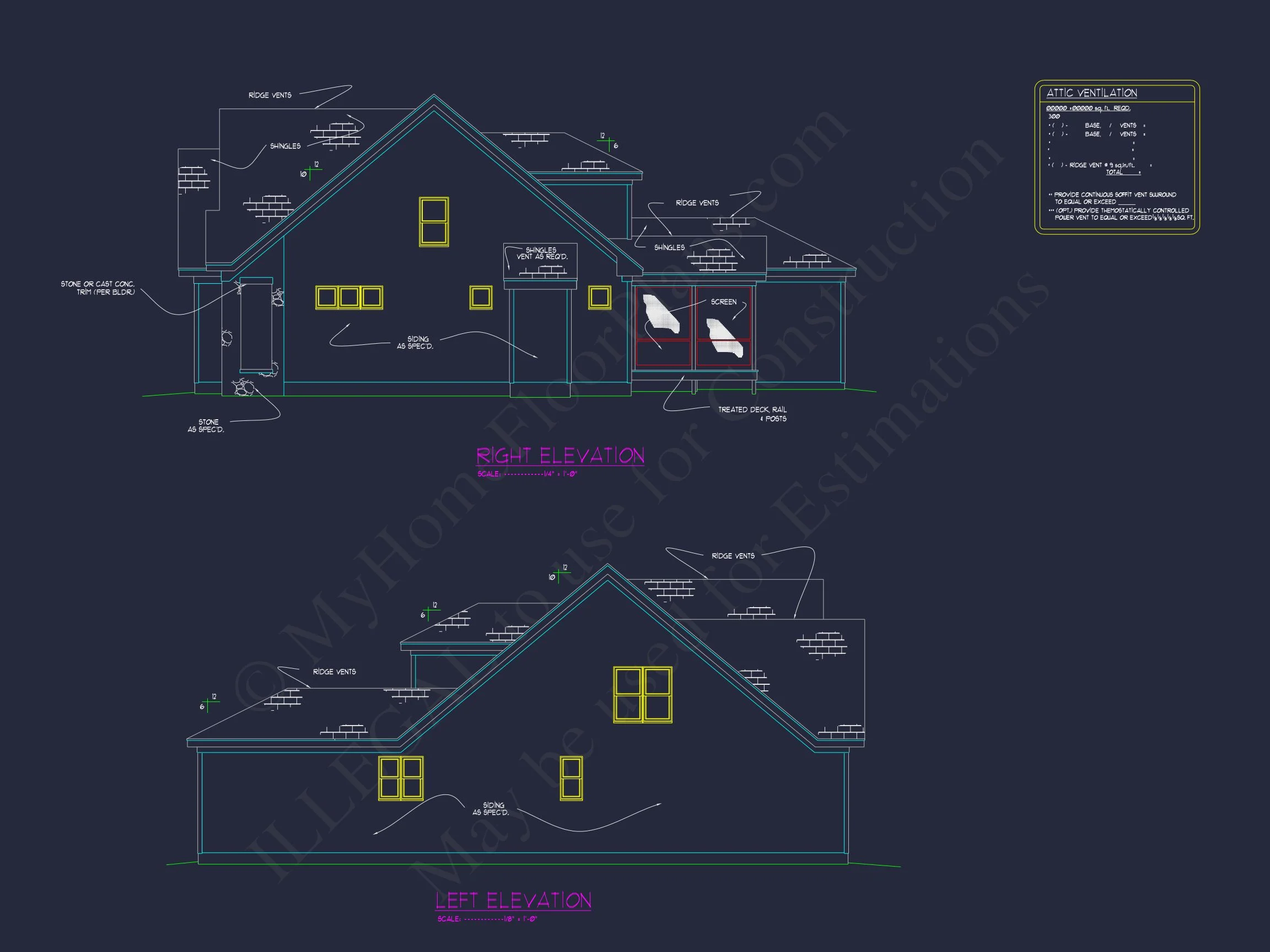 11-1904 HOUSE PLAN - Customizable House Plan with Stunning Floor Plans and CAD Designs 4 Customizable house Plan with Stunning Floor Plans and CAD Designs