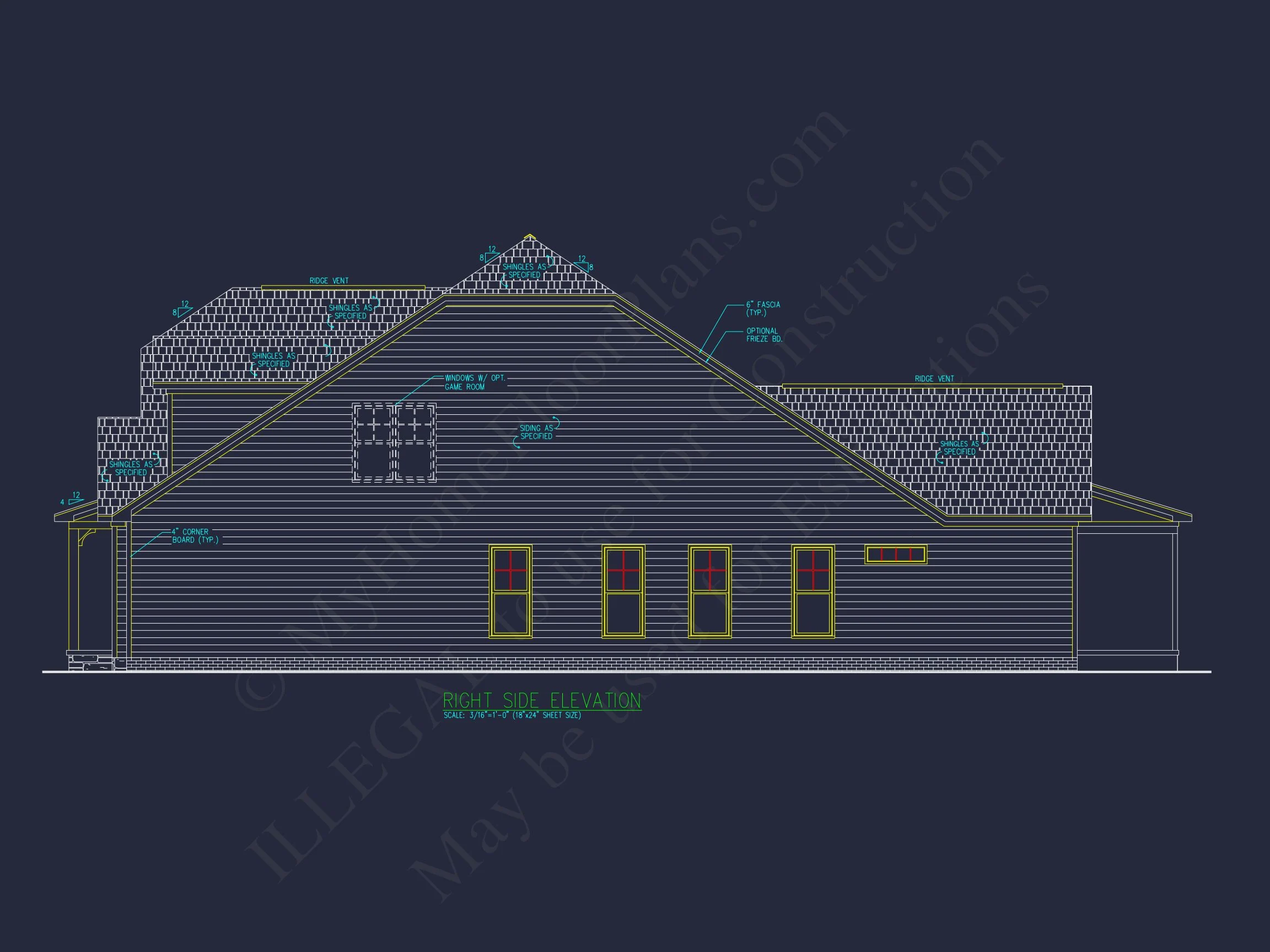 Timeless house Plan with Practical Floor Designs in CAD