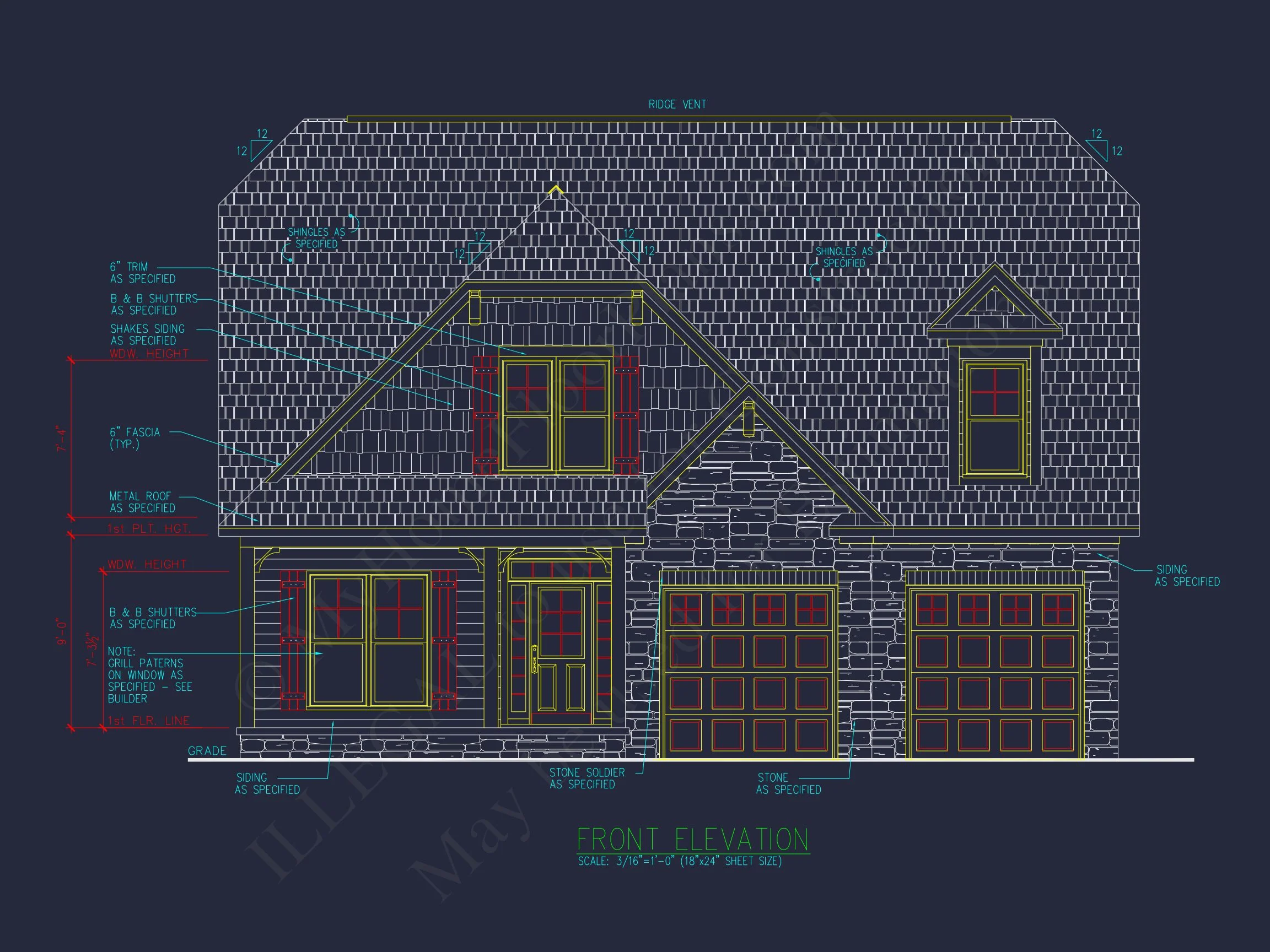 Timeless house Plan with Practical Floor Designs in CAD