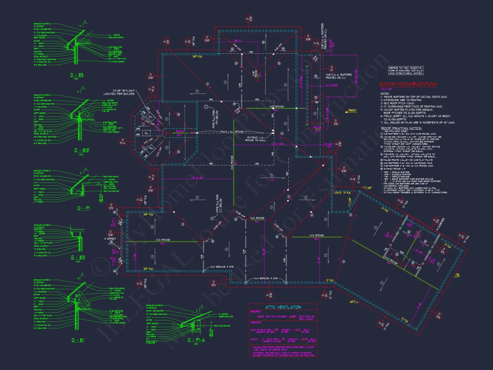 Craftsman house Plan