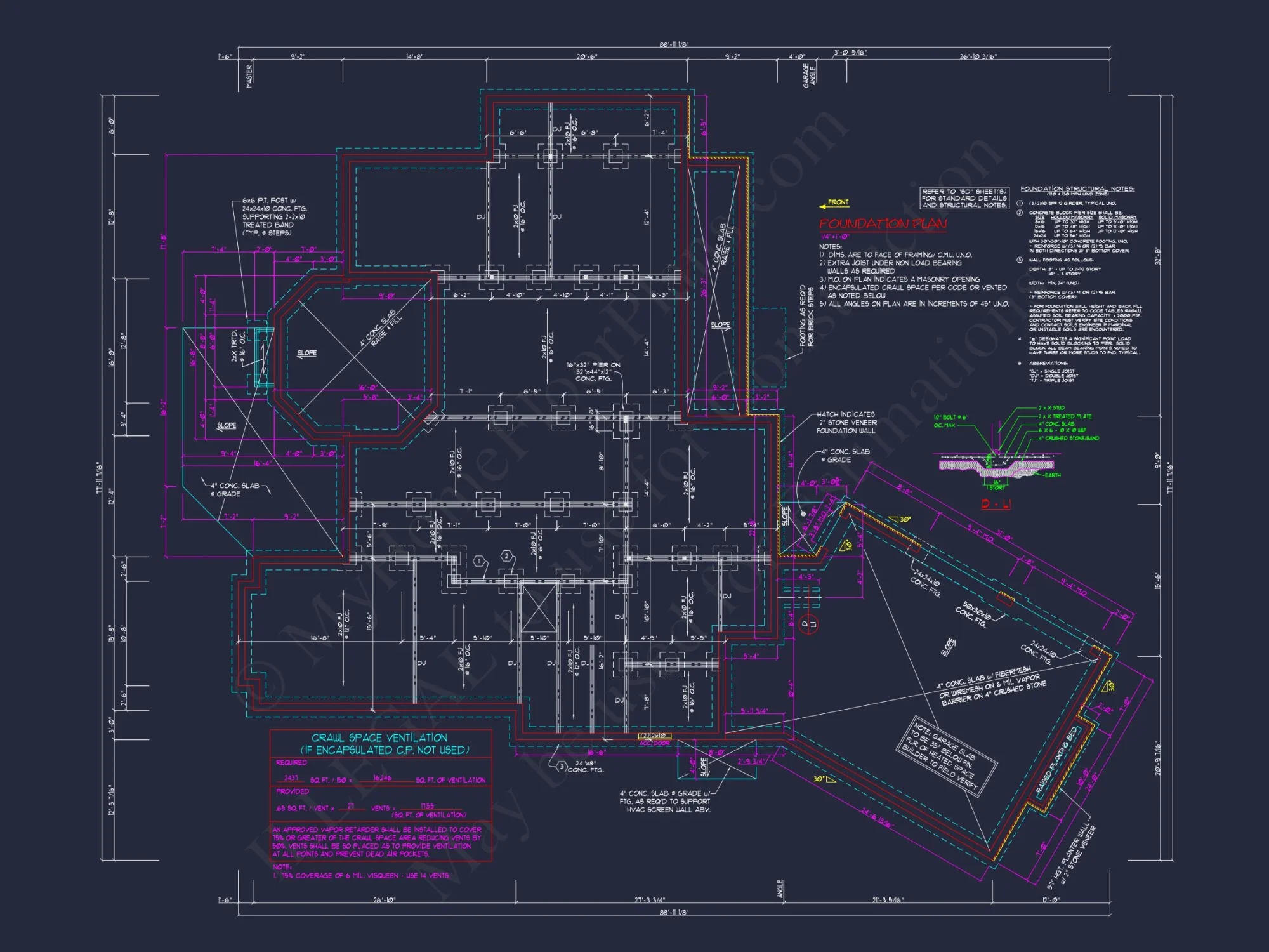 Floor Plan and CAD Architecture Design