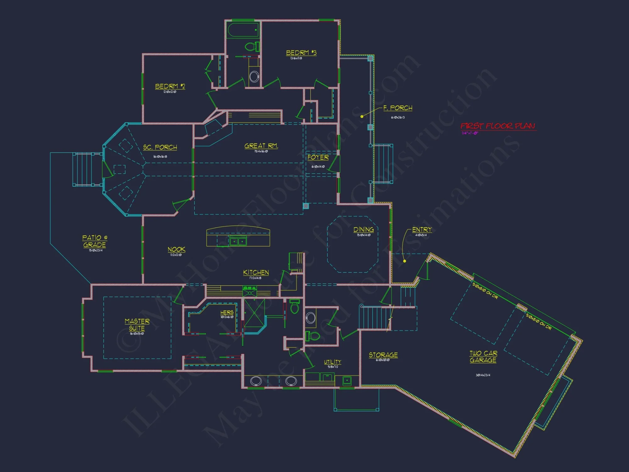 Floor Plan and CAD Architecture Design