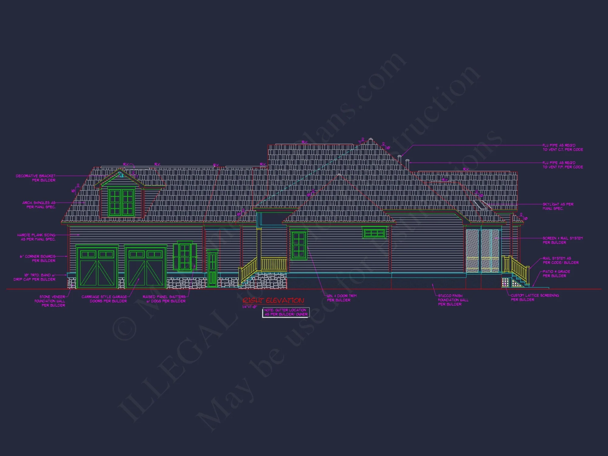 Craftsman house Plan