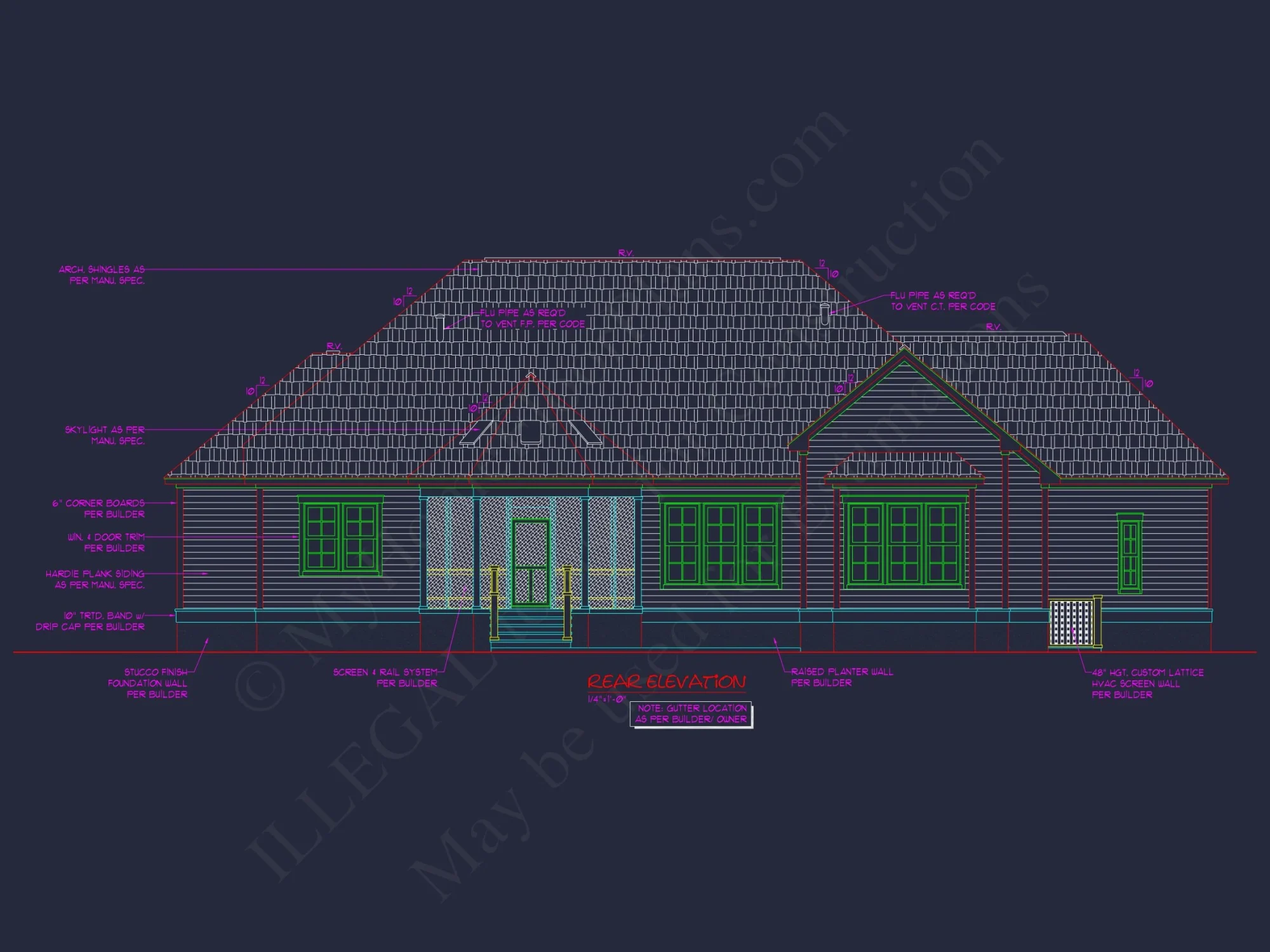 Craftsman house Plan