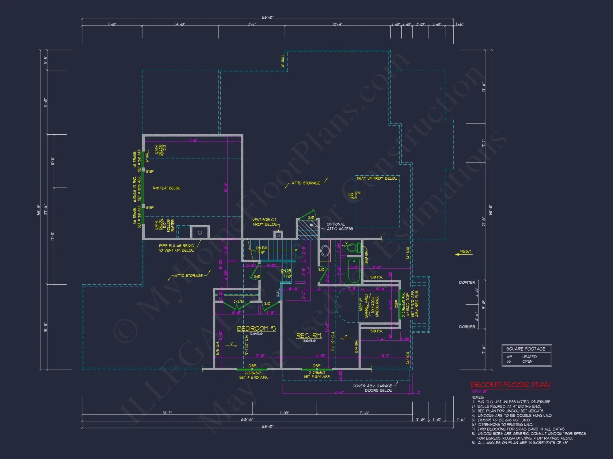 Modern Craftsman house Plan With Full CAD Designs and Blueprints