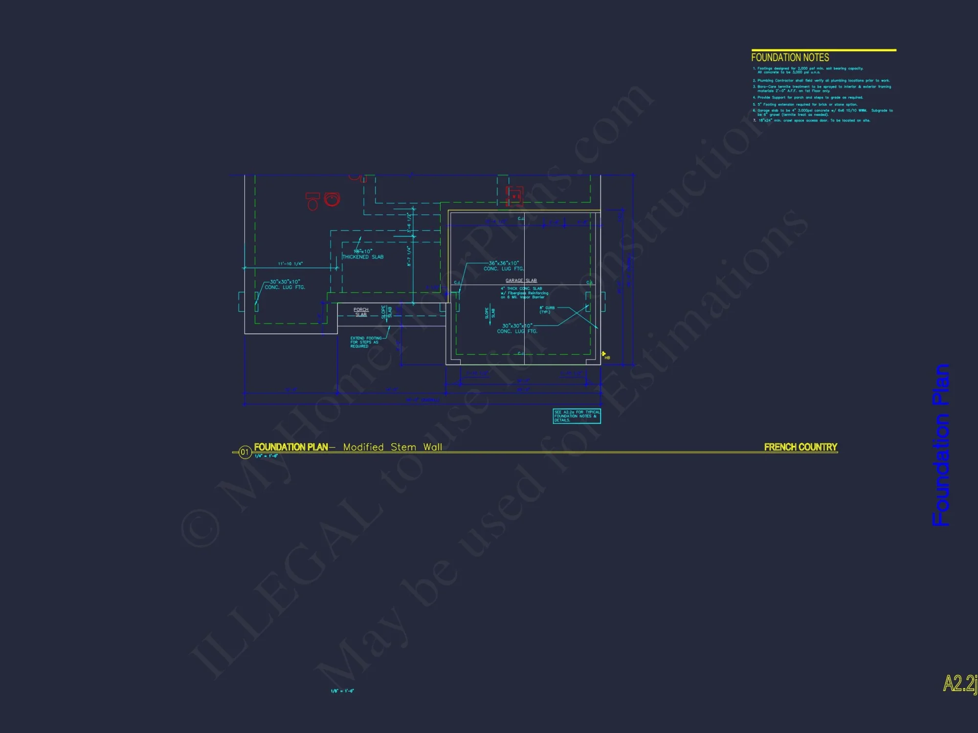 Architectural house Plan with CAD Designs & Floor Blueprints