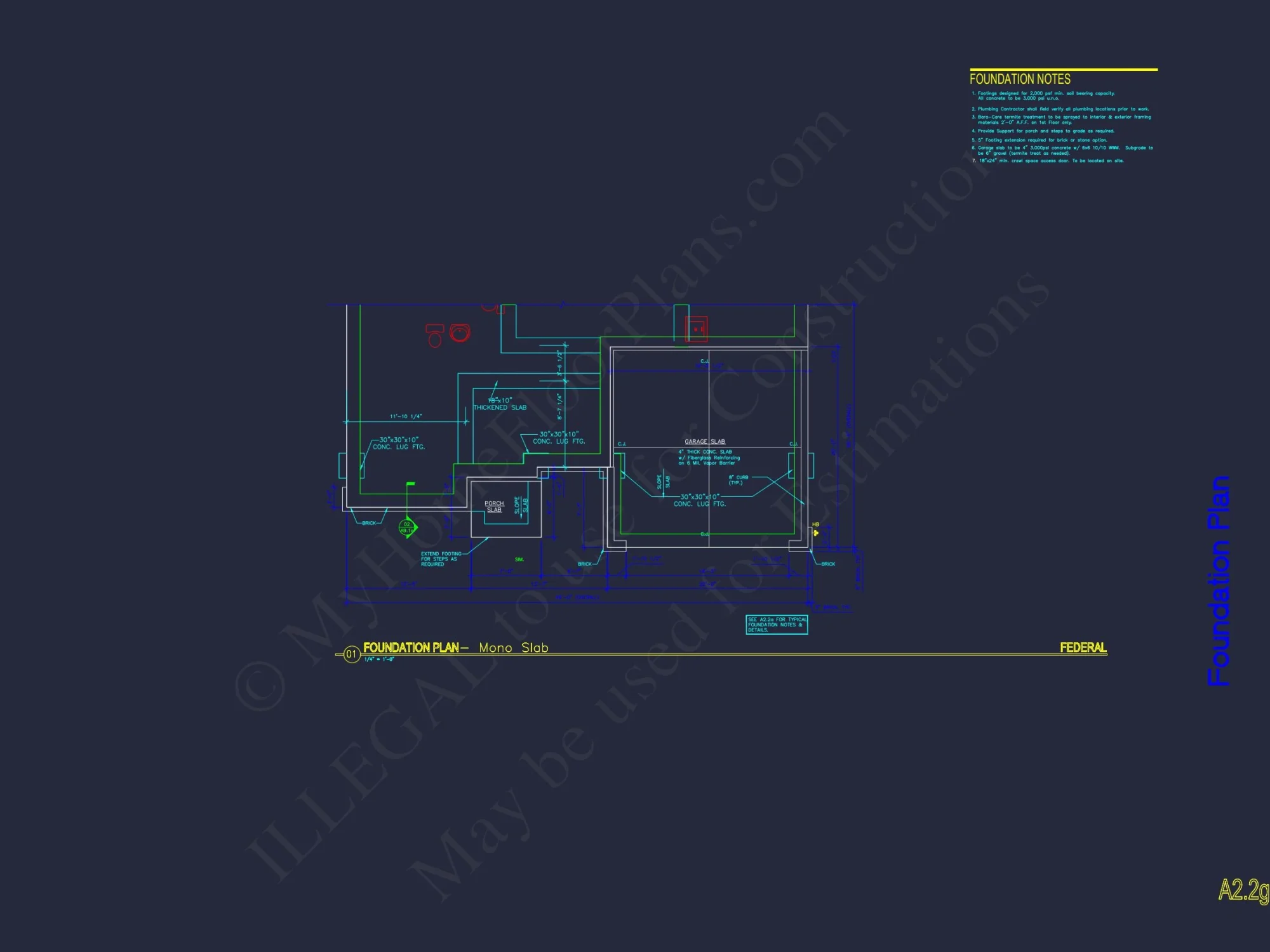 Architectural house Plan with CAD Designs & Floor Blueprints